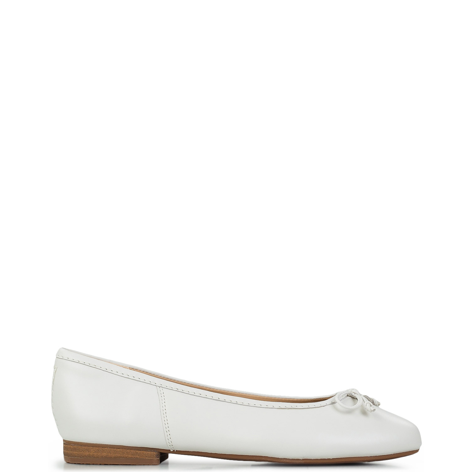 Μοκασίνια-Μπαλαρίνες γυναικείες Clarks Λευκό 26176378 Fawna Lily 261