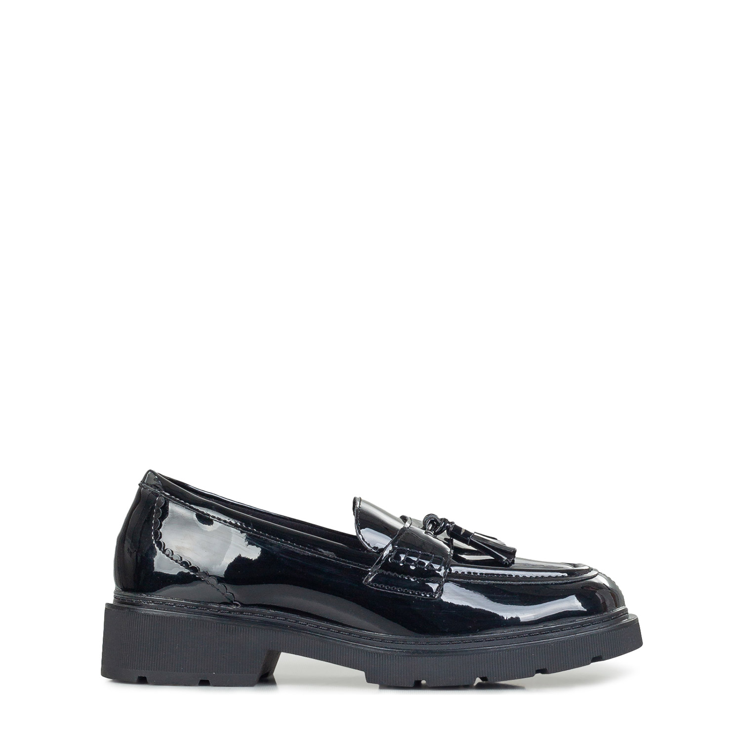 Μοκασίνια-Μπαλαρίνες γυναικείες Clarks Μαύρο 26184491 Lauryl Tassel 261