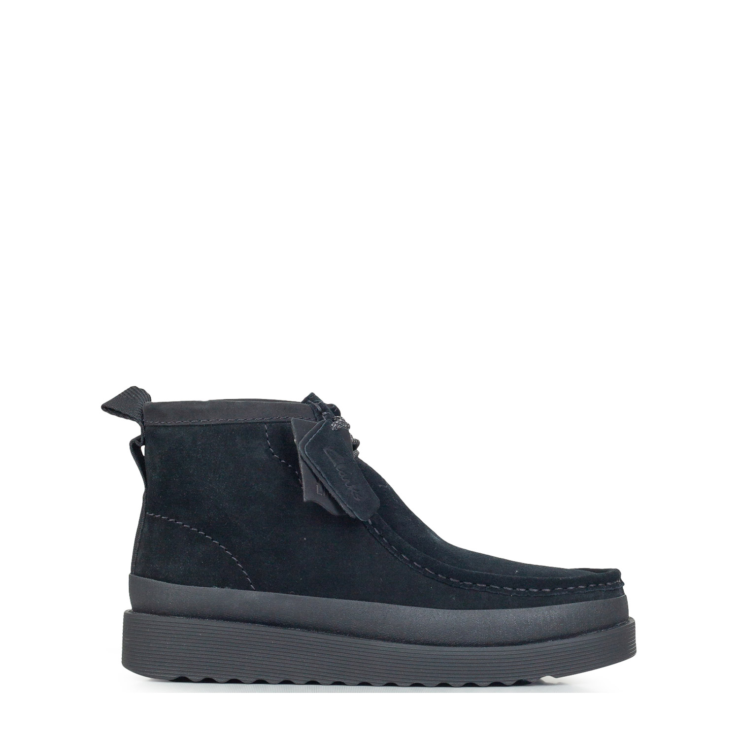 Μπότες - Μποτάκια ανδρικές Clarks Μαύρο 26183461 Wallabee FTR2Hi 261