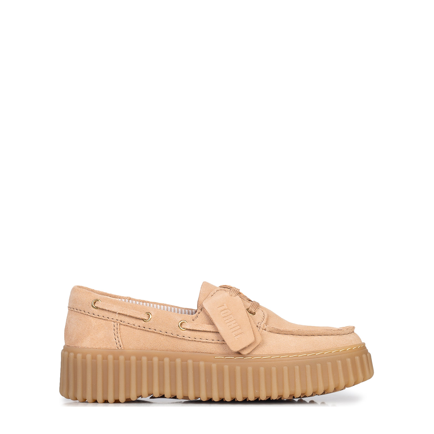 Μοκασίνια-Μπαλαρίνες γυναικείες Clarks Μπεζ 26186301 Torhill Boat 262