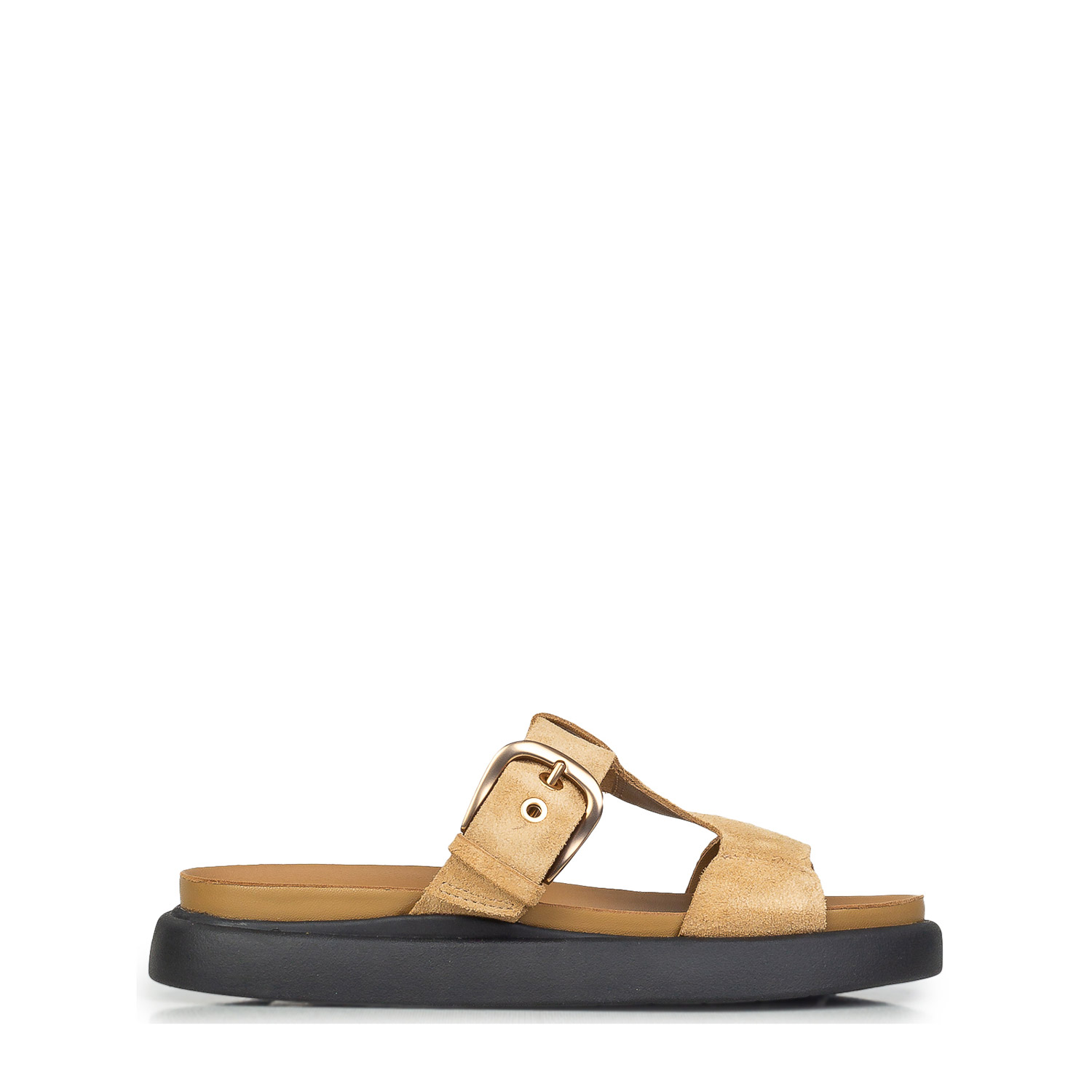 Πέδιλα-Σανδάλια γυναικεία Clarks Μπεζ 26185811 Aristella West 262