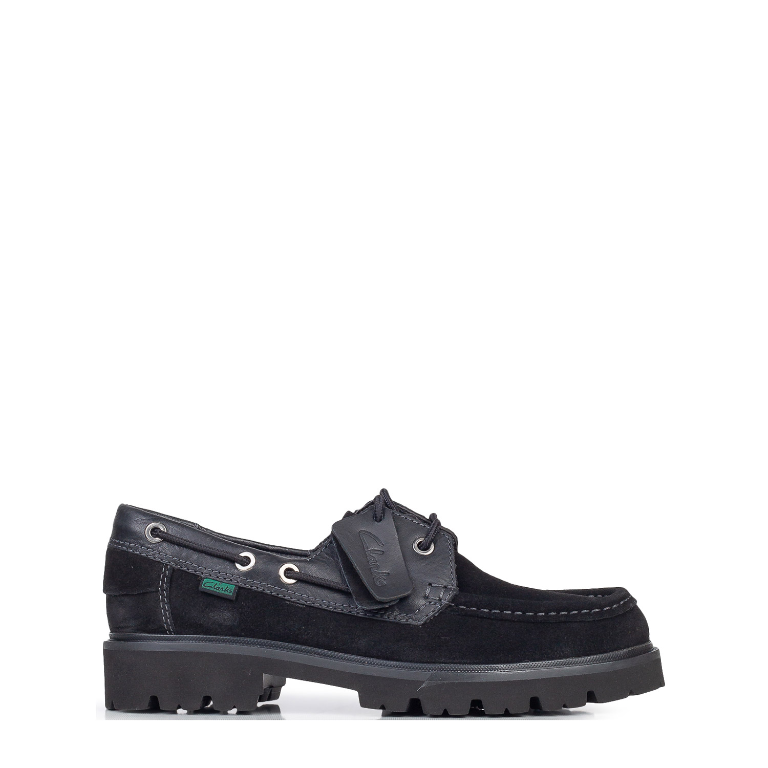 Boat ανδρικά Clarks Μαύρο 26186175 Cleyhill Boat 262