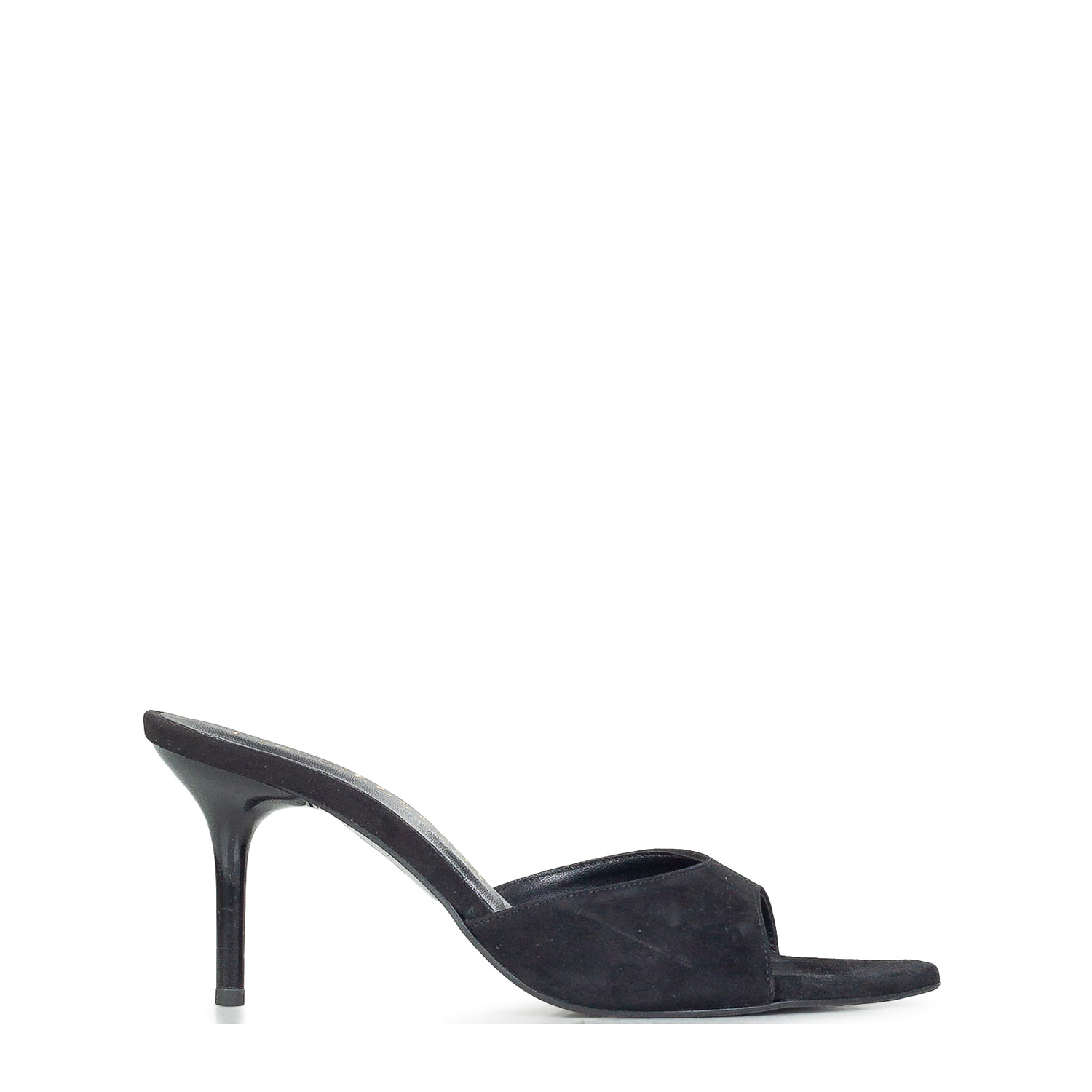 Γόβες γυναικείες Classico Donna Μαύρο 750 Suede 261