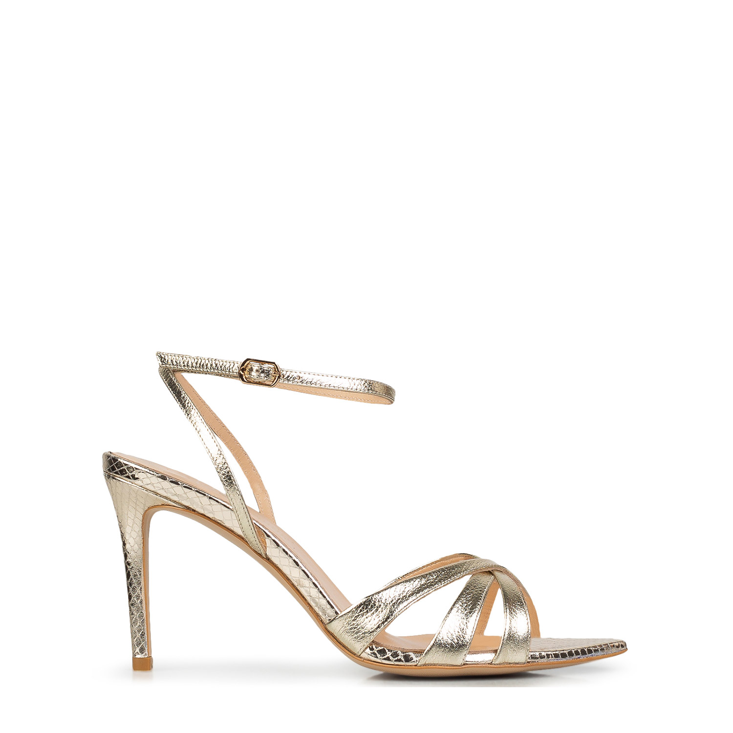 Πέδιλα-Σανδάλια γυναικεία Classico Donna Χρυσό 7615 262