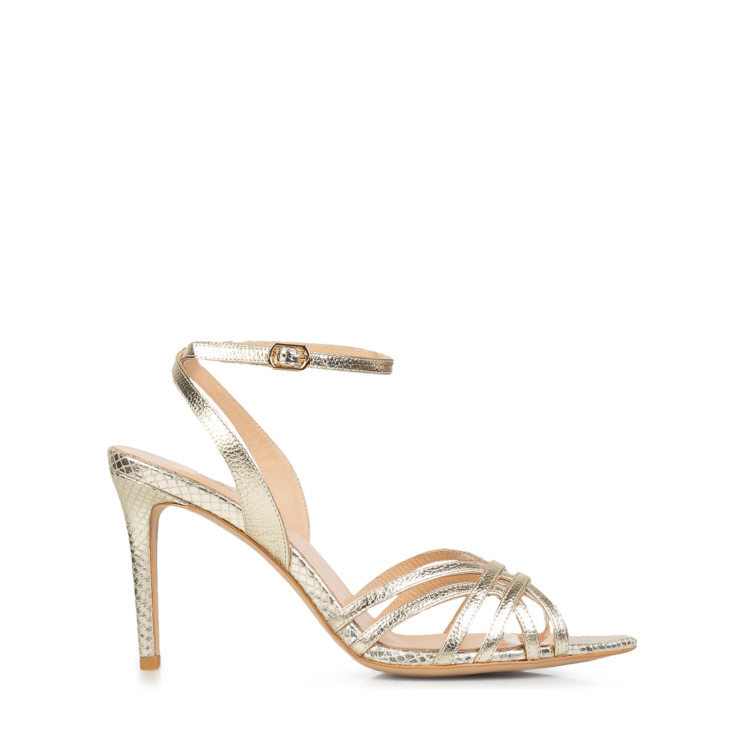 Πέδιλα-Σανδάλια γυναικεία Classico Donna Χρυσό 7603 262