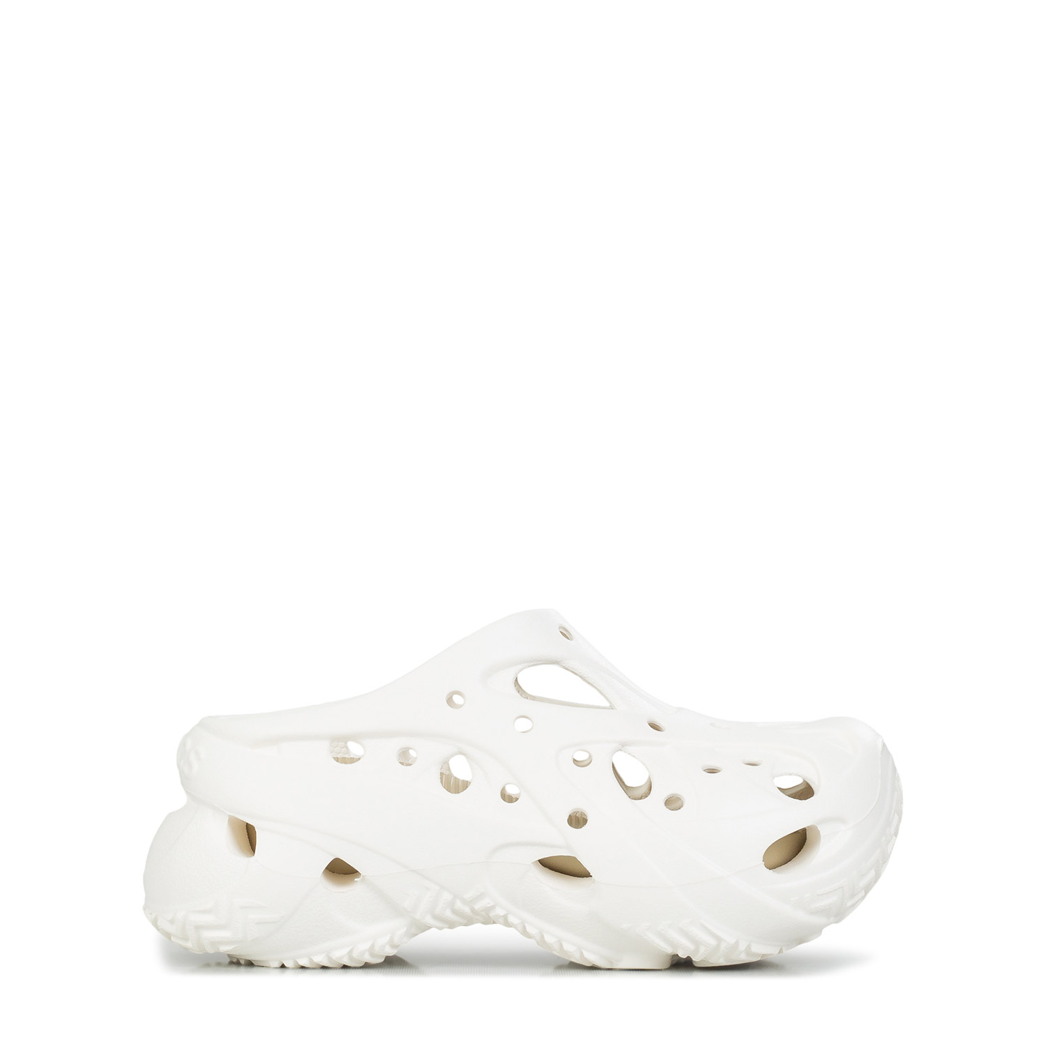 Πέδιλα-Σανδάλια γυναικεία Crocs Off White 211141-0WV Caged Clog 261