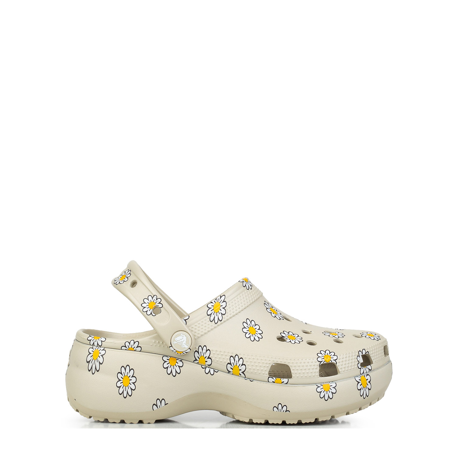 Πέδιλα-Σανδάλια γυναικεία Crocs Μπεζ 212668-1WY Classic Platform Floral Clog 262