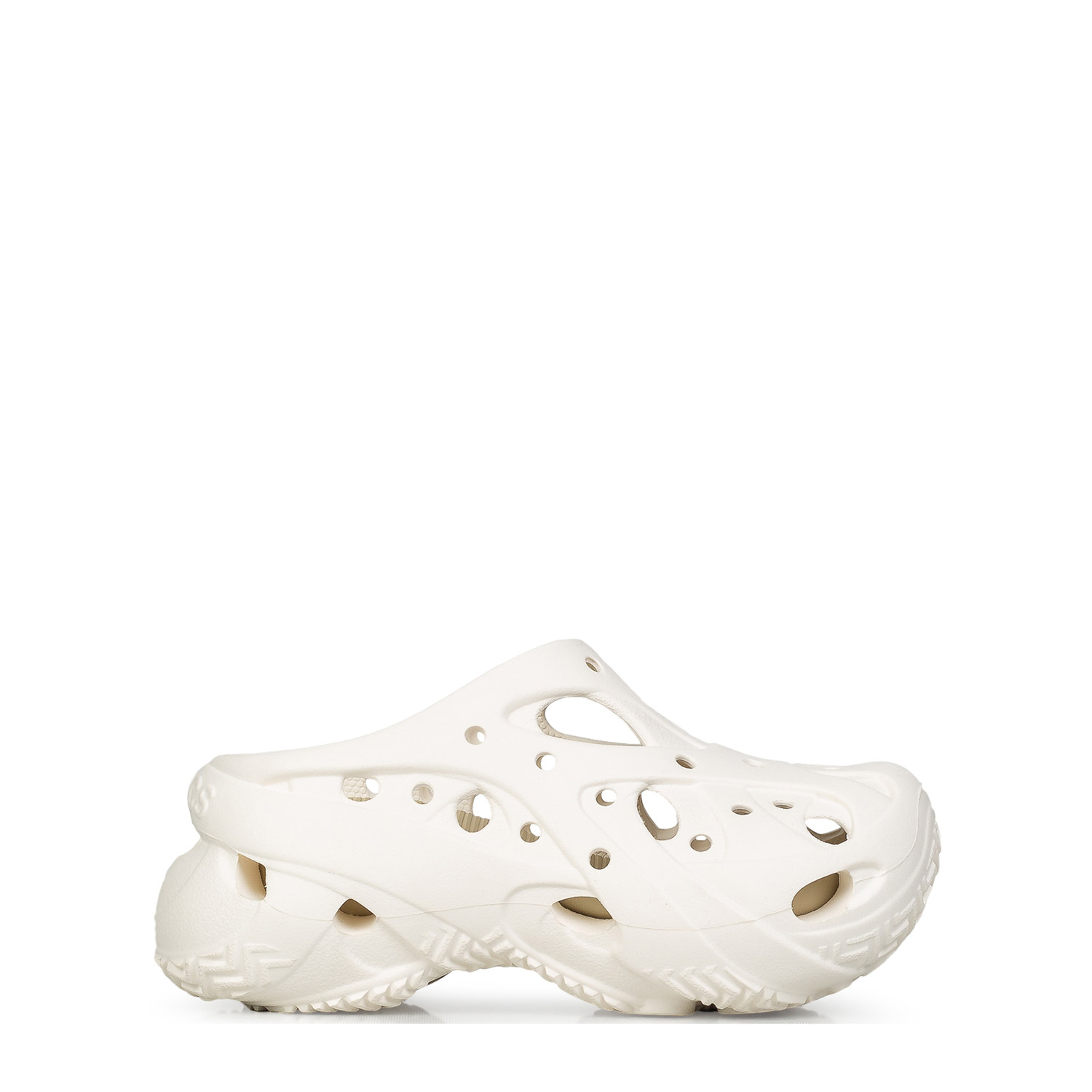 Πέδιλα-Σανδάλια γυναικεία Crocs Off White 211141-0WV Caged Clog 262