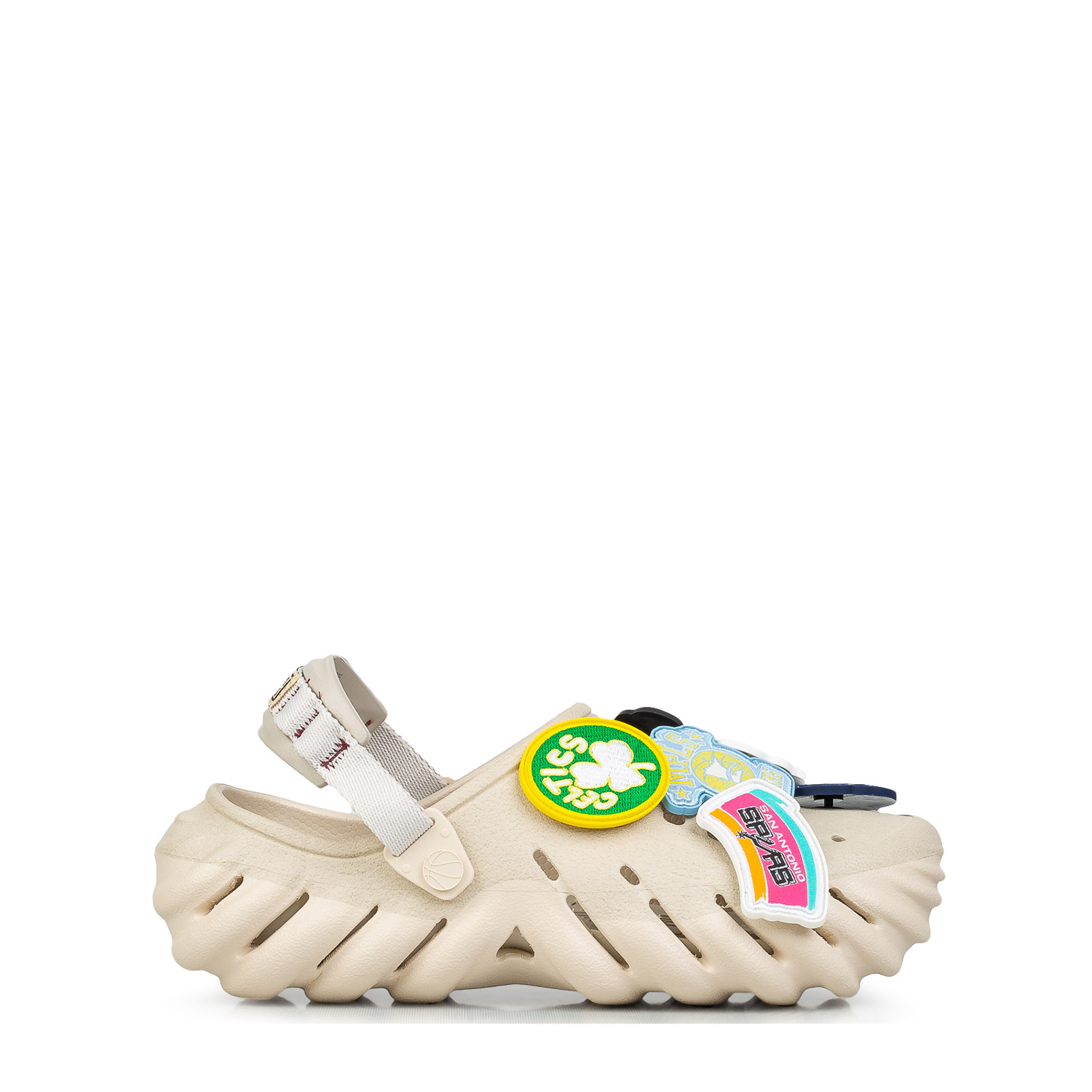 Πέδιλα-Σανδάλια ανδρικά Crocs Off White 212727-90H NBA Echo Clog 262