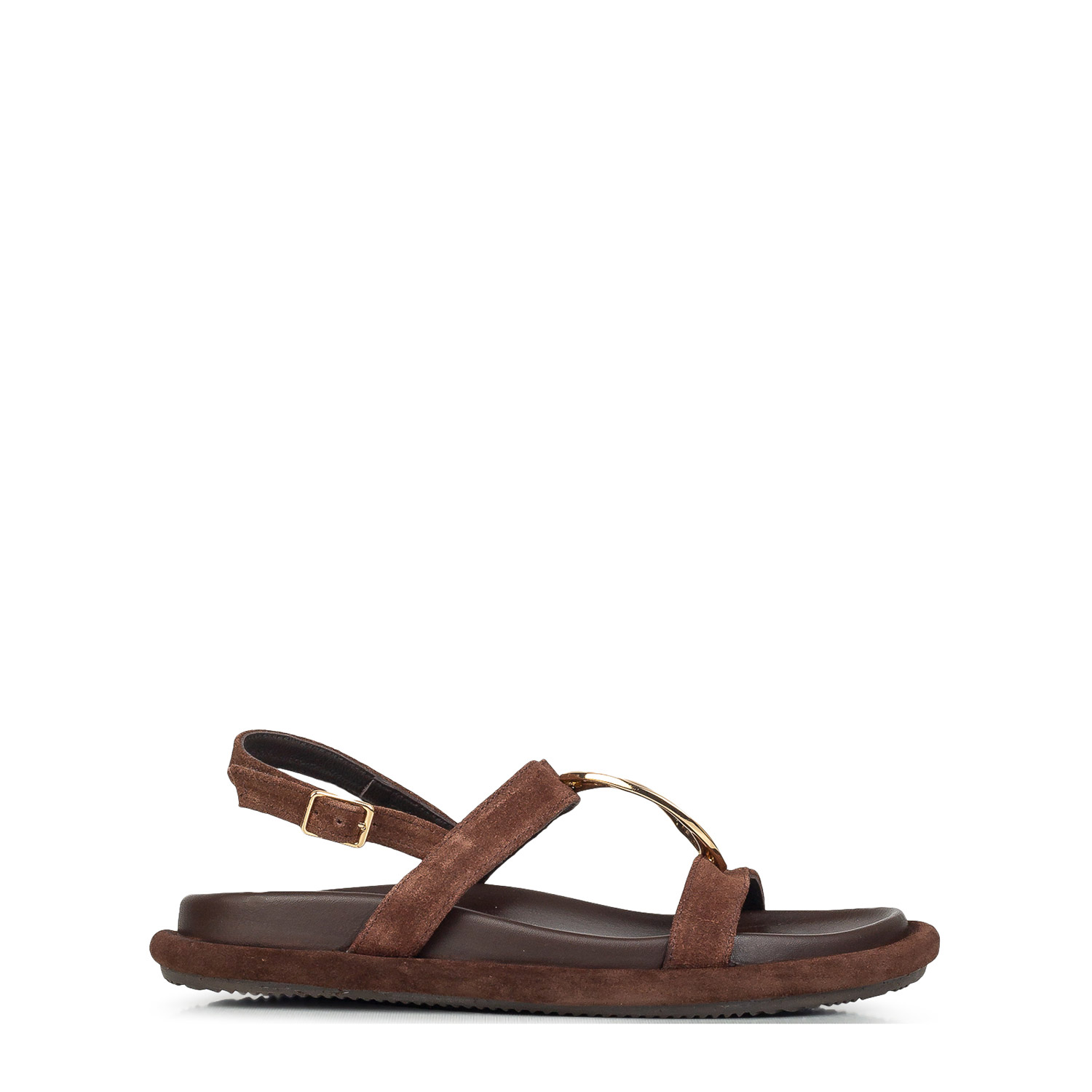 Πέδιλα-Σανδάλια γυναικεία Etheras Καφέ 506-01 262