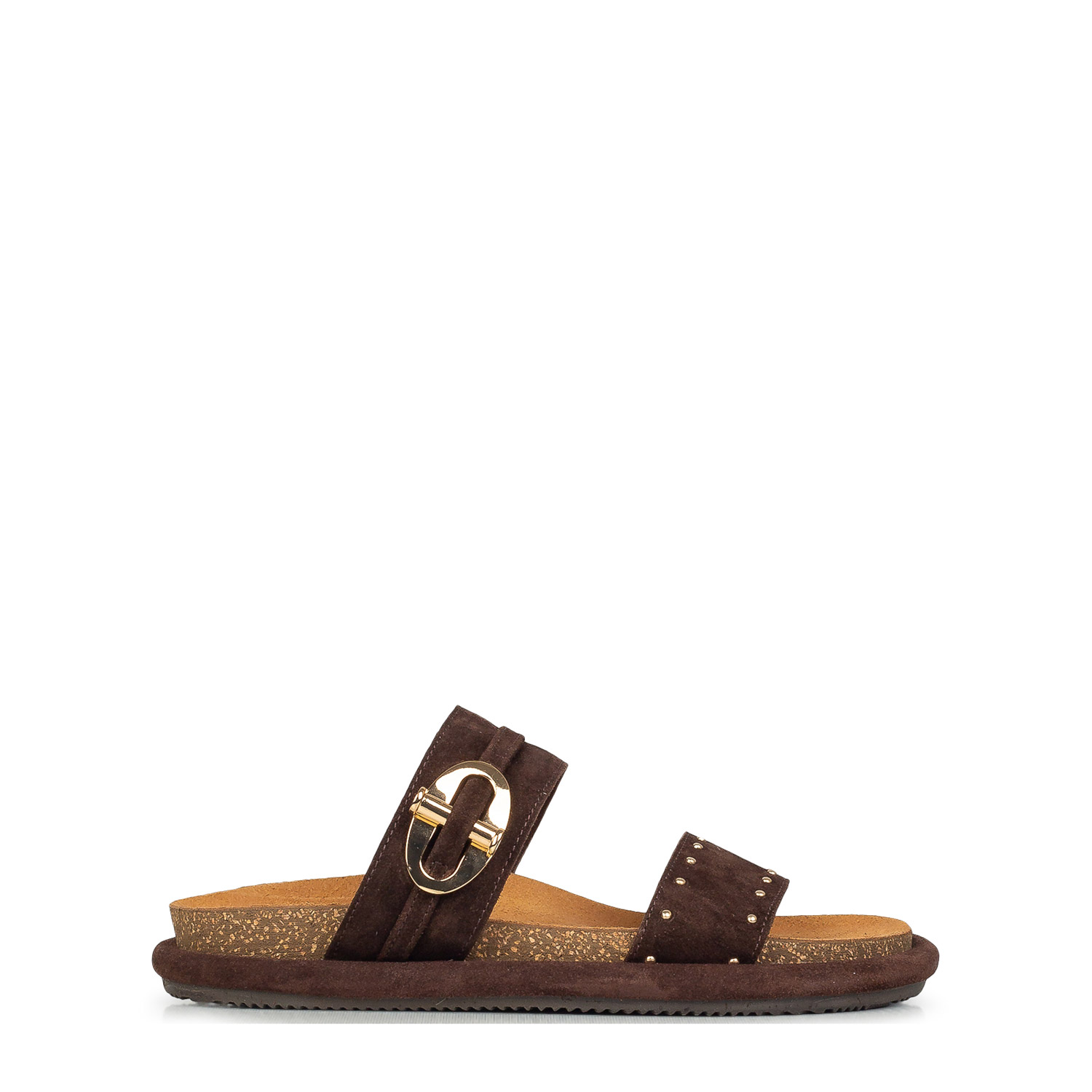 Πέδιλα-Σανδάλια γυναικεία Etheras Καφέ 444-11 262