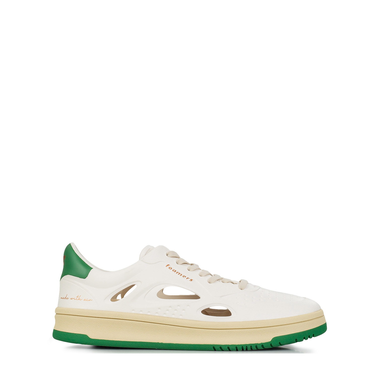 Sneakers ανδρικά Foamers Off White-Green F2005 252