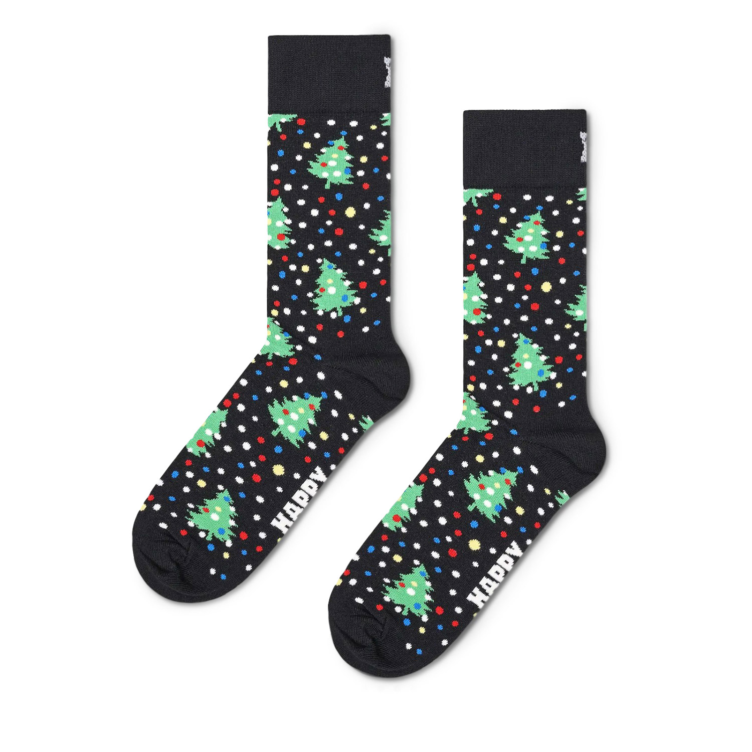Κάλτσες γυναικείες Happy Socks Μαύρο CHN01-9300 Christmas Night Sock 100
