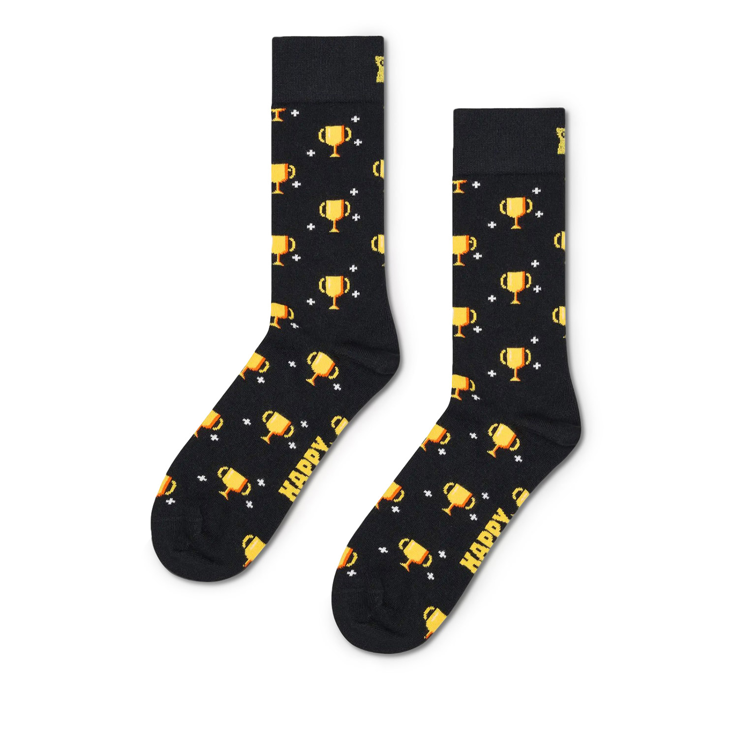 Κάλτσες ανδρικές Happy Socks Μαύρο P003163 You Win Sock 100