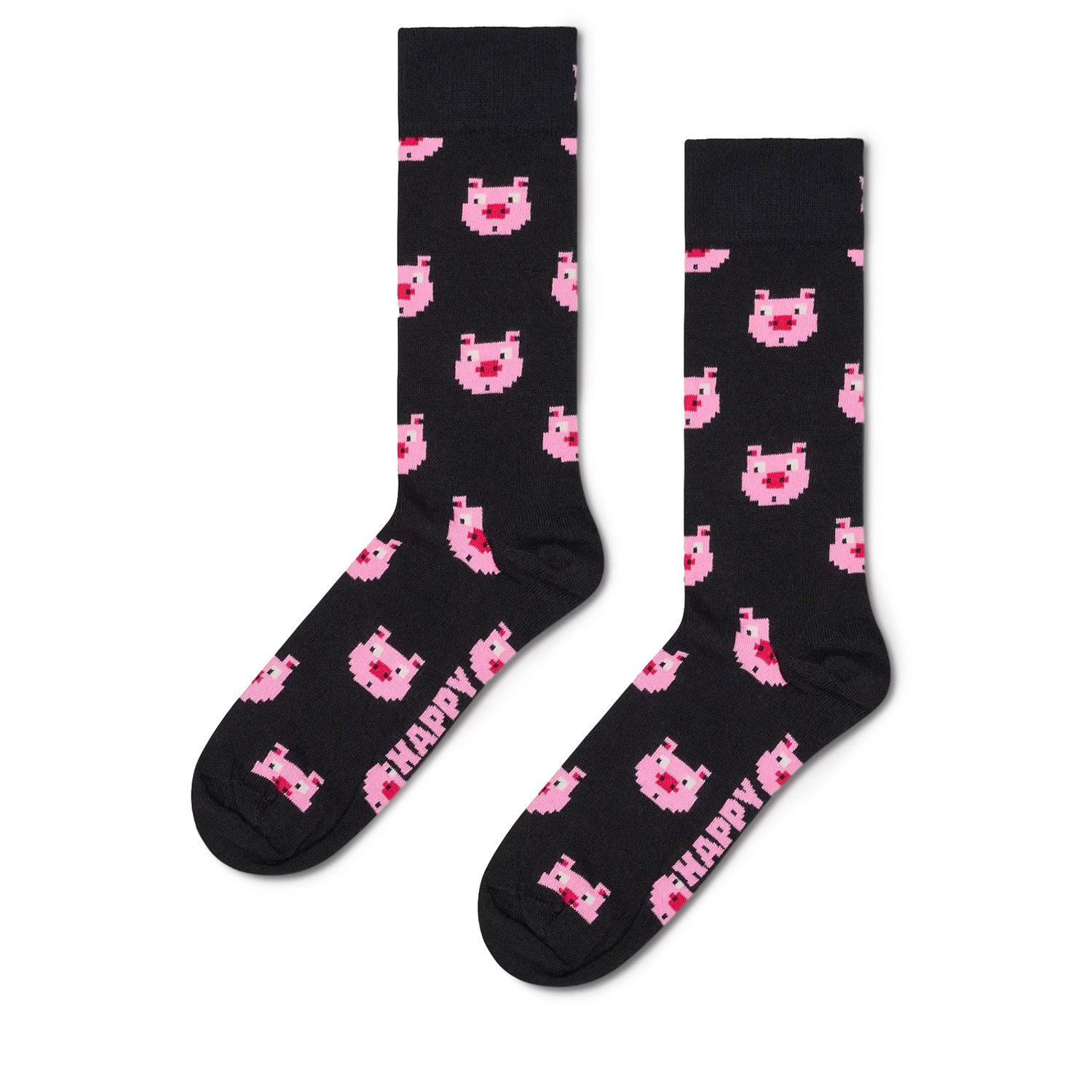 Κάλτσες γυναικείες Happy Socks Μαύρο P003649 Pig Sock 100