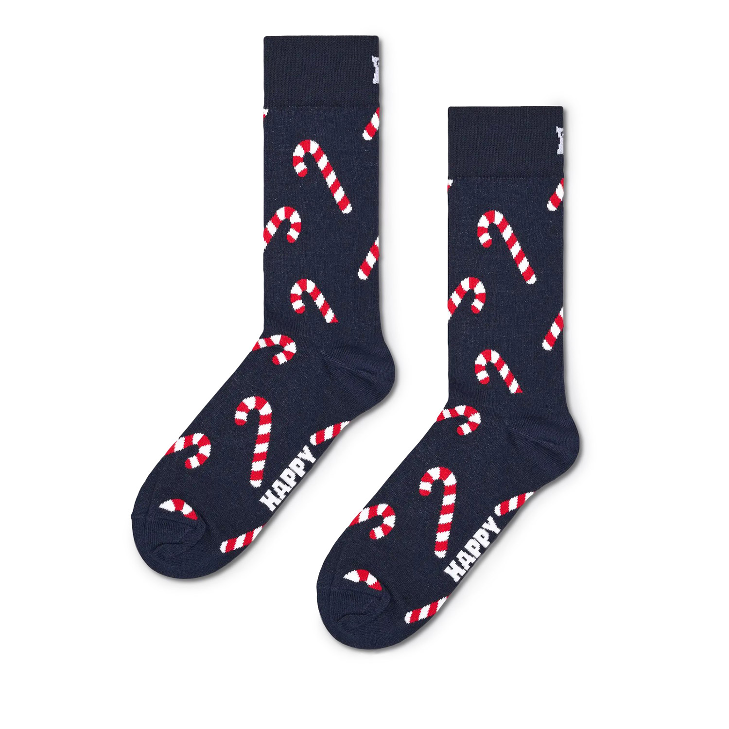 Κάλτσες γυναικείες Happy Socks Μπλε SCAN01-6500 Candy Cane Sock 100