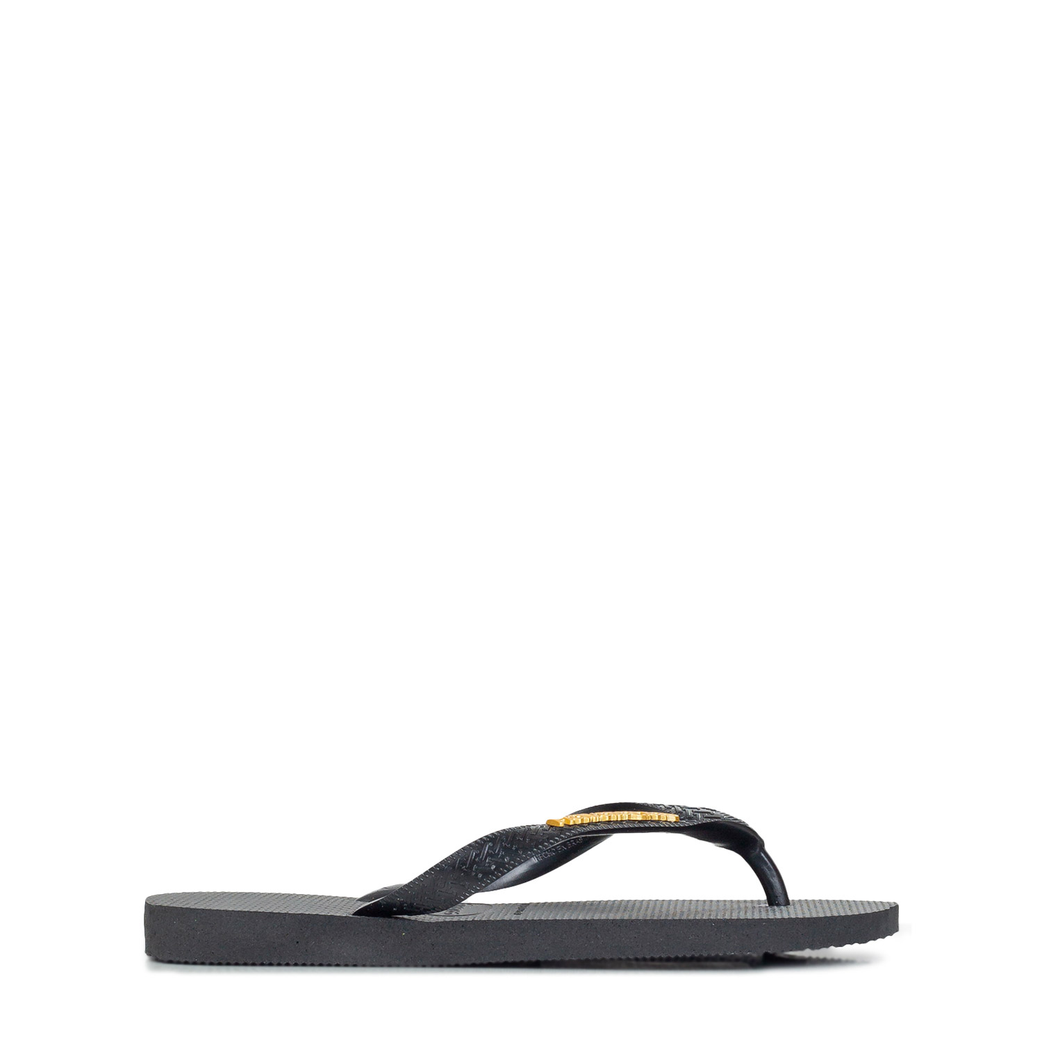 Σαγιονάρες γυναικείες Havaianas Μαύρο 4127244-1069 Havaianas Top Logo Metallic 252