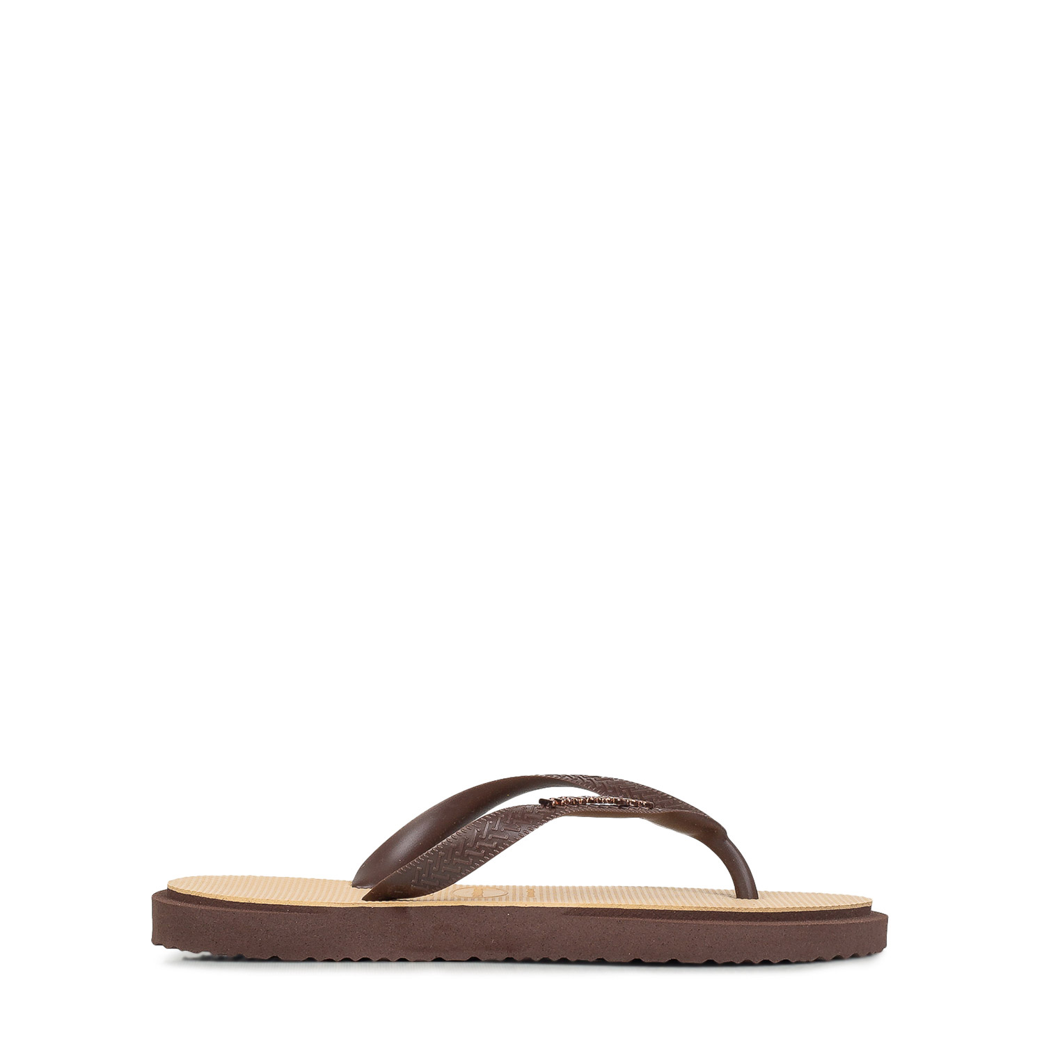 Σαγιονάρες γυναικείες Havaianas Καφέ Σκούρο 4150172-1859 Havaianas Top Point Fusion 262