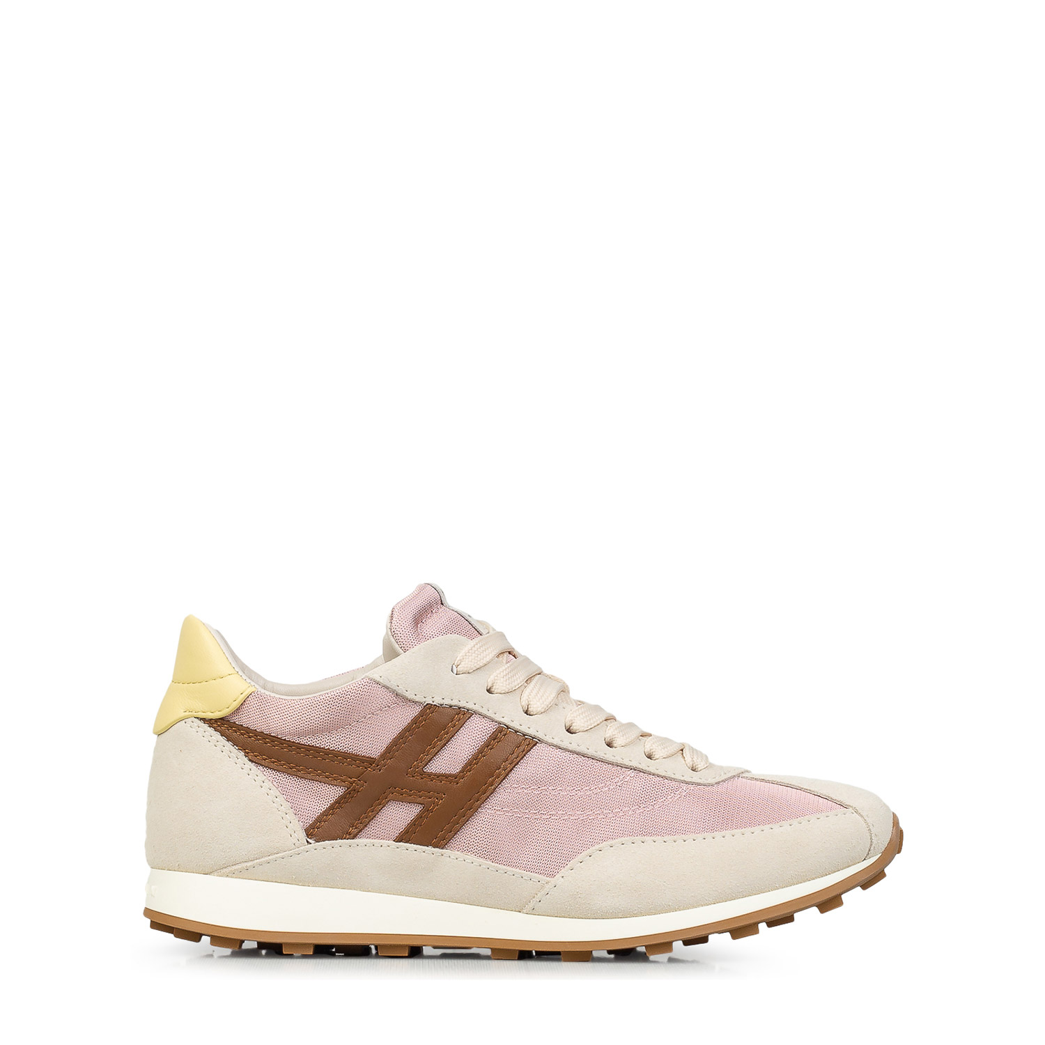 Sneakers γυναικεία Hogan Μπεζ-Ροζ HXW6990GA20V0N0FEC H699 Allacciato H 262