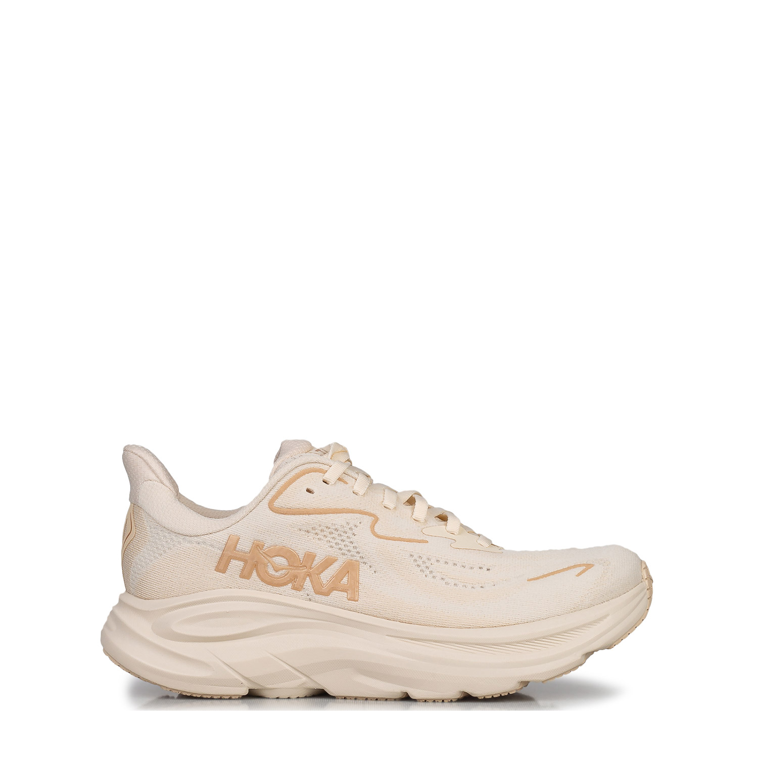 Sneakers γυναικεία Hoka Μπεζ 1162031-VCH Clifton 10 262