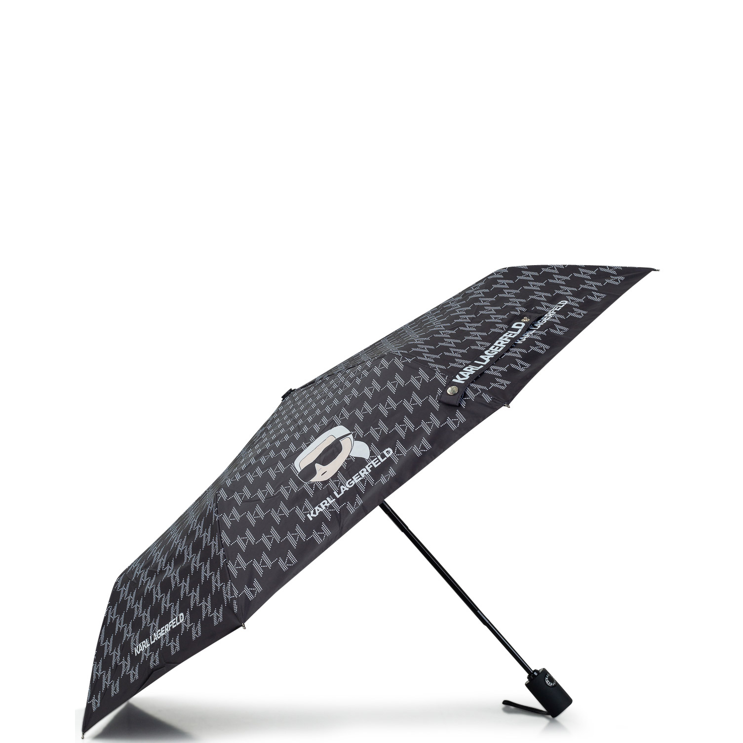 Ομπρέλες γυναικείες Karl Lagerfeld Μαύρο A999 K/Ikonik 2.0 SM Umbrella 100
