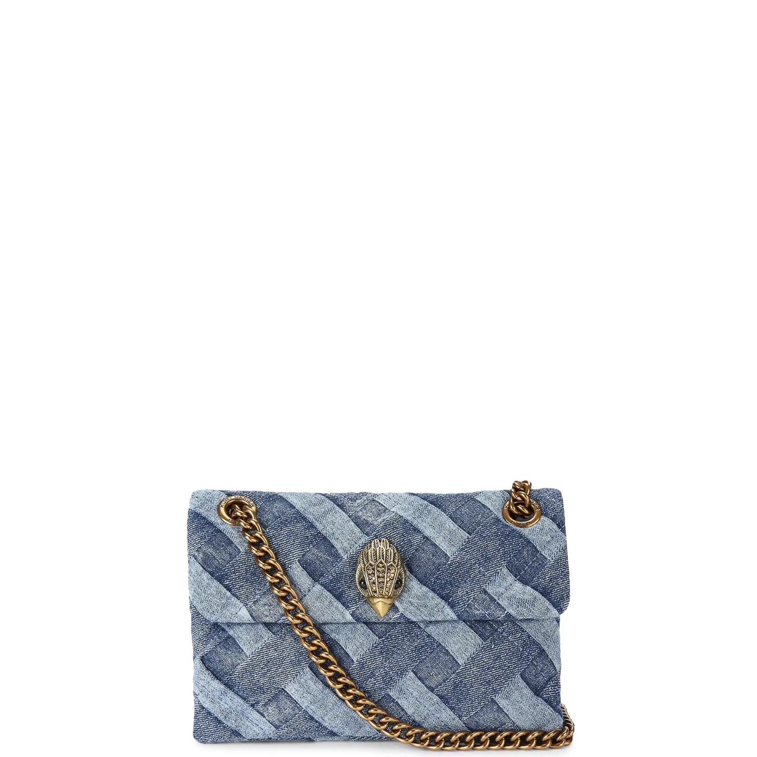 Shoulder Bags γυναικεία Kurt Geiger Denim 8885588669 Kensington Mini Soft Bag 100