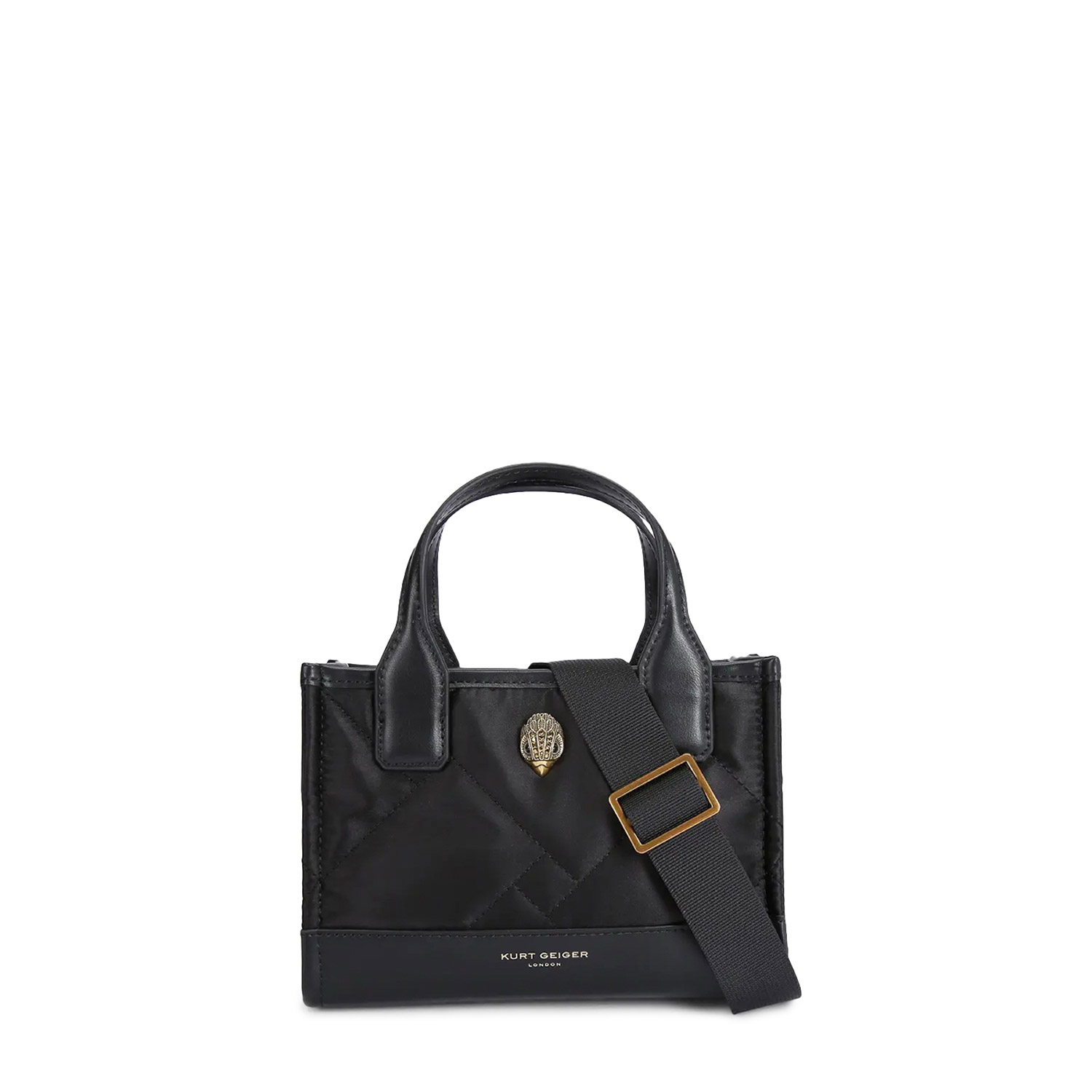 Shopping γυναικεία Kurt Geiger Μαύρο 9977200229 XS Recycled SQ Shopper 262