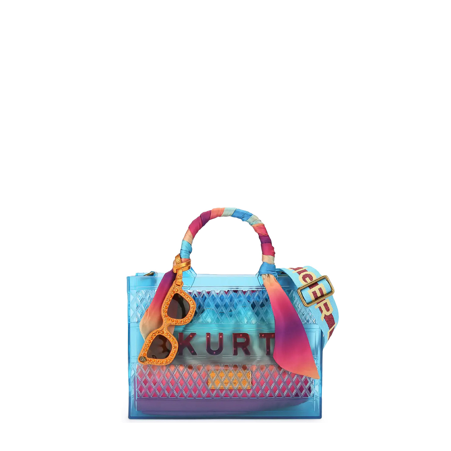 Shopping γυναικεία Kurt Geiger Μπλε 5585380999 Jelly Small Tote Bag 262