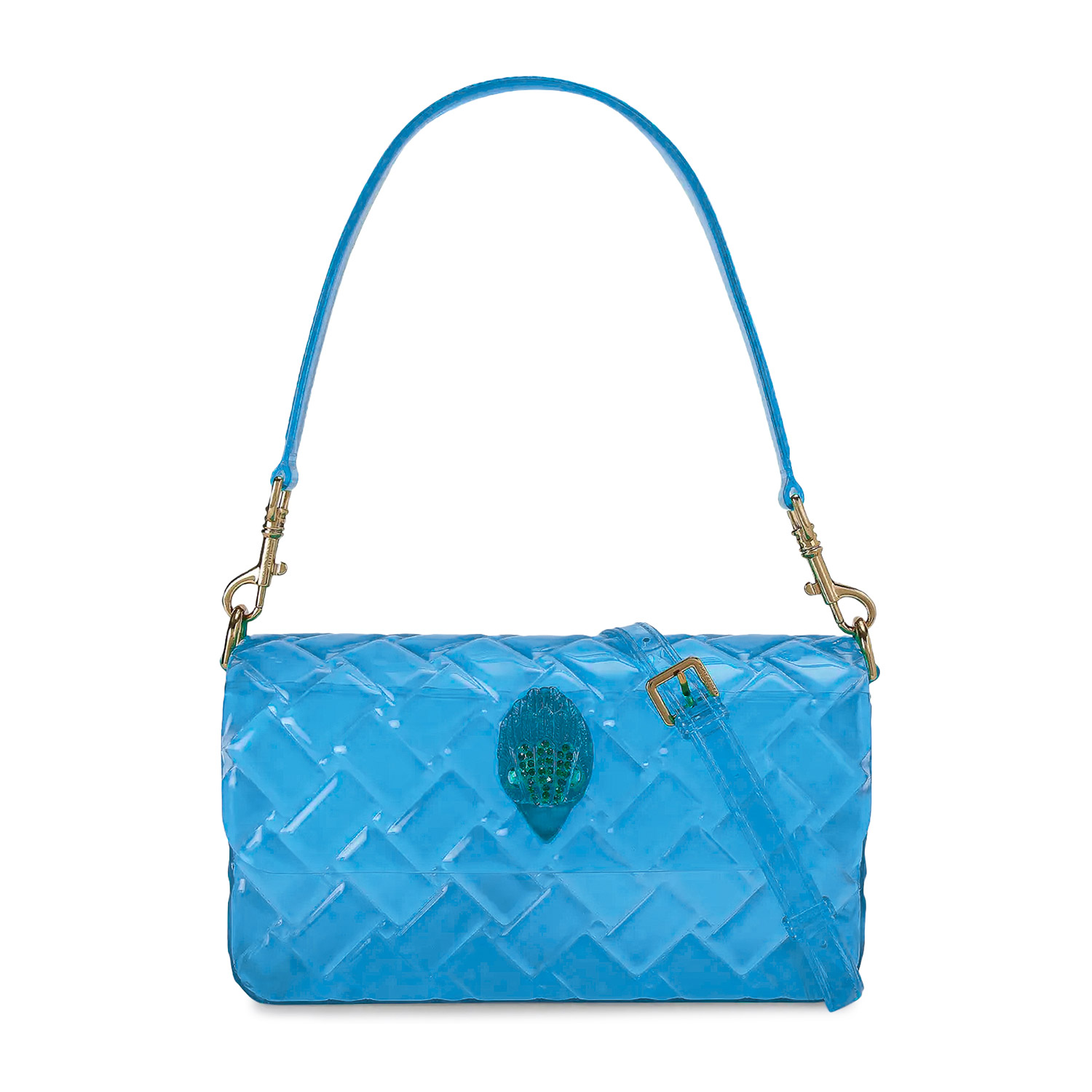 Shoulder Bags γυναικεία Kurt Geiger Μπλε 5585180999 Jelly Kensington Shoulder DR 262