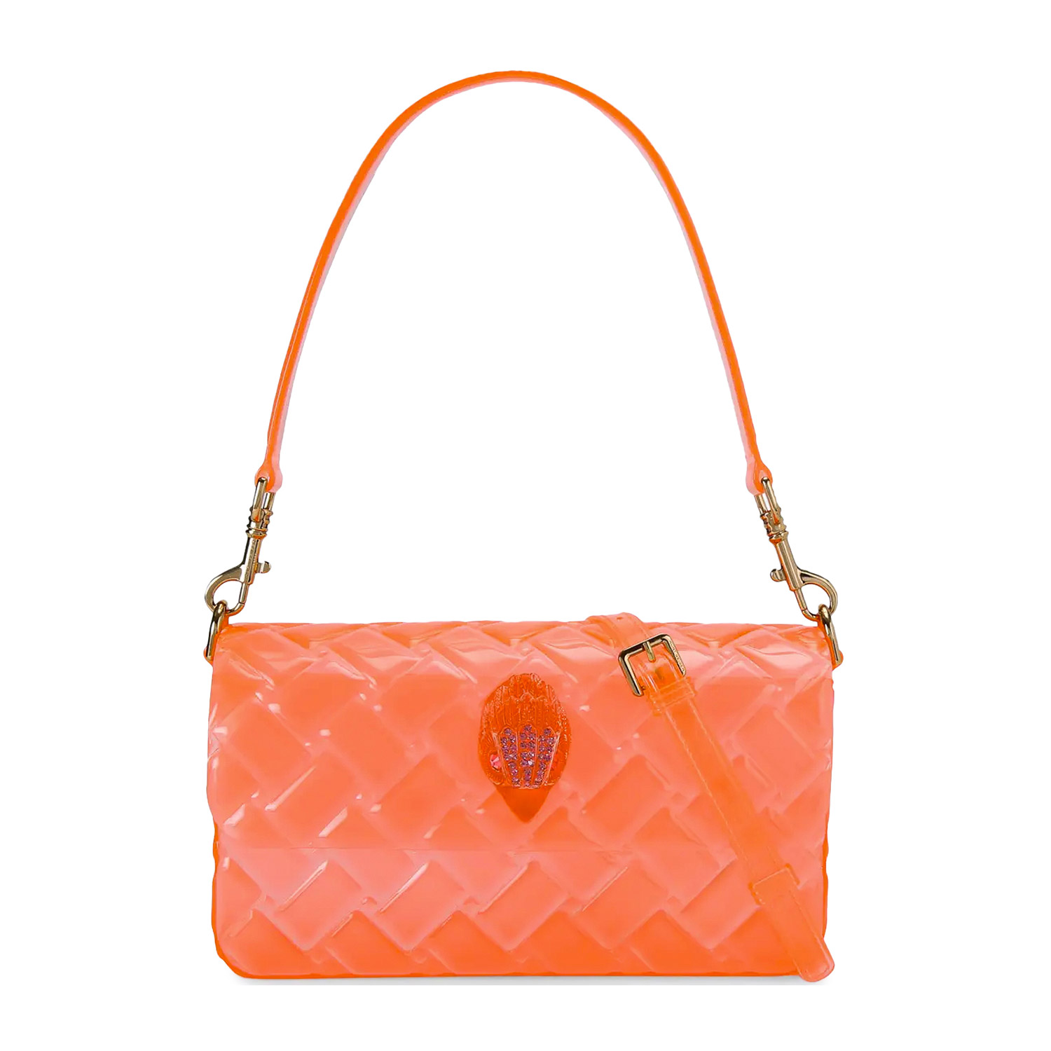 Shoulder Bags γυναικεία Kurt Geiger Πορτοκαλί 5585191999 Jelly Kensington Shoulder DR 262