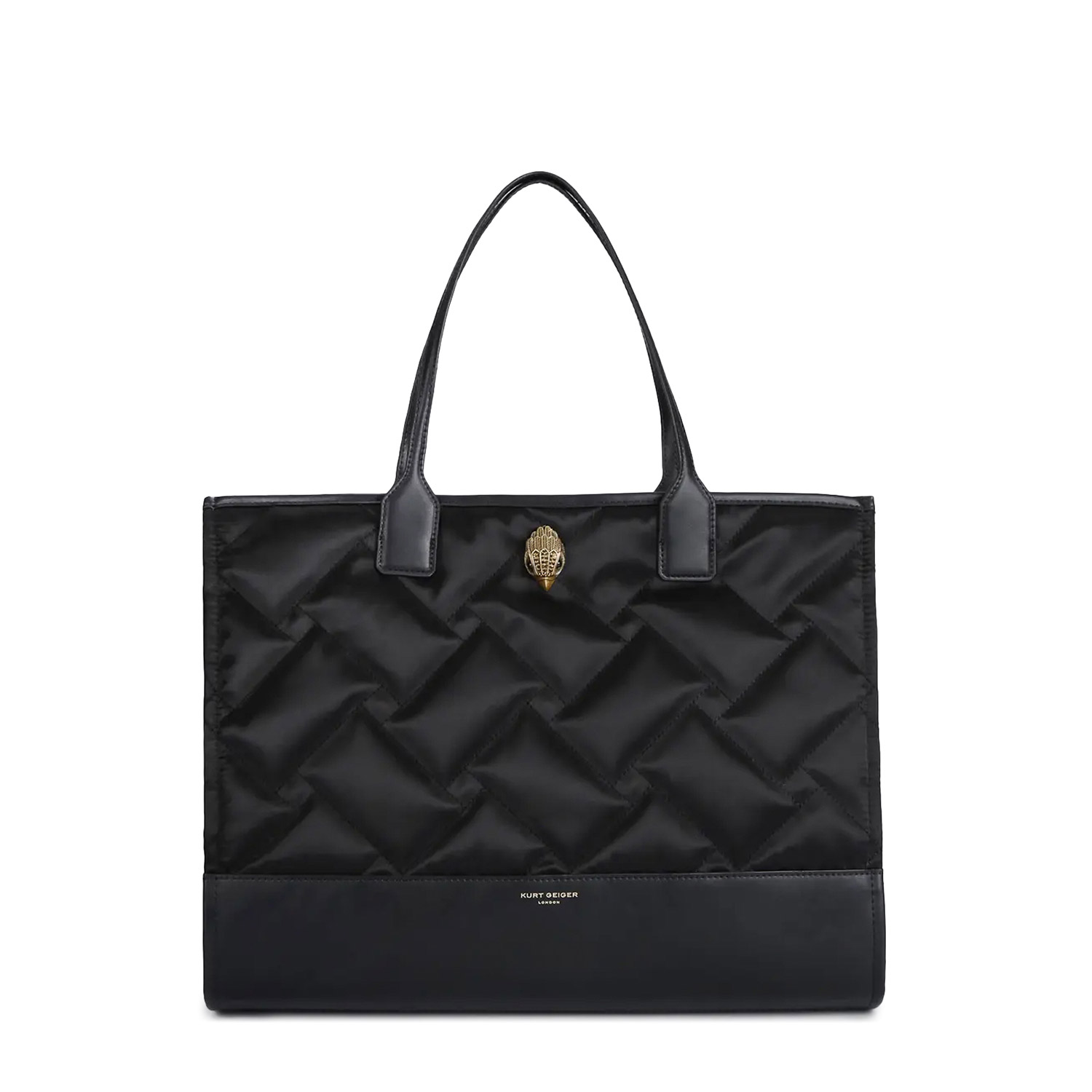 Shopping γυναικεία Kurt Geiger Μαύρο 8471900229 Recycled SQ Shopper 262