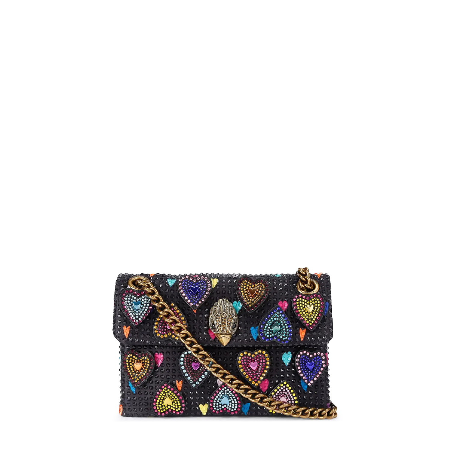 Shoulder Bags γυναικεία Kurt Geiger Μαύρο 5374105609 Fabric Mini Kensington 262