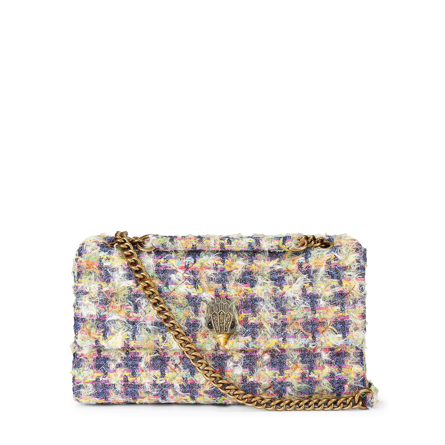 Shoulder Bags γυναικεία Kurt Geiger Μώβ 5390669609 XXL Kensington Flap 262