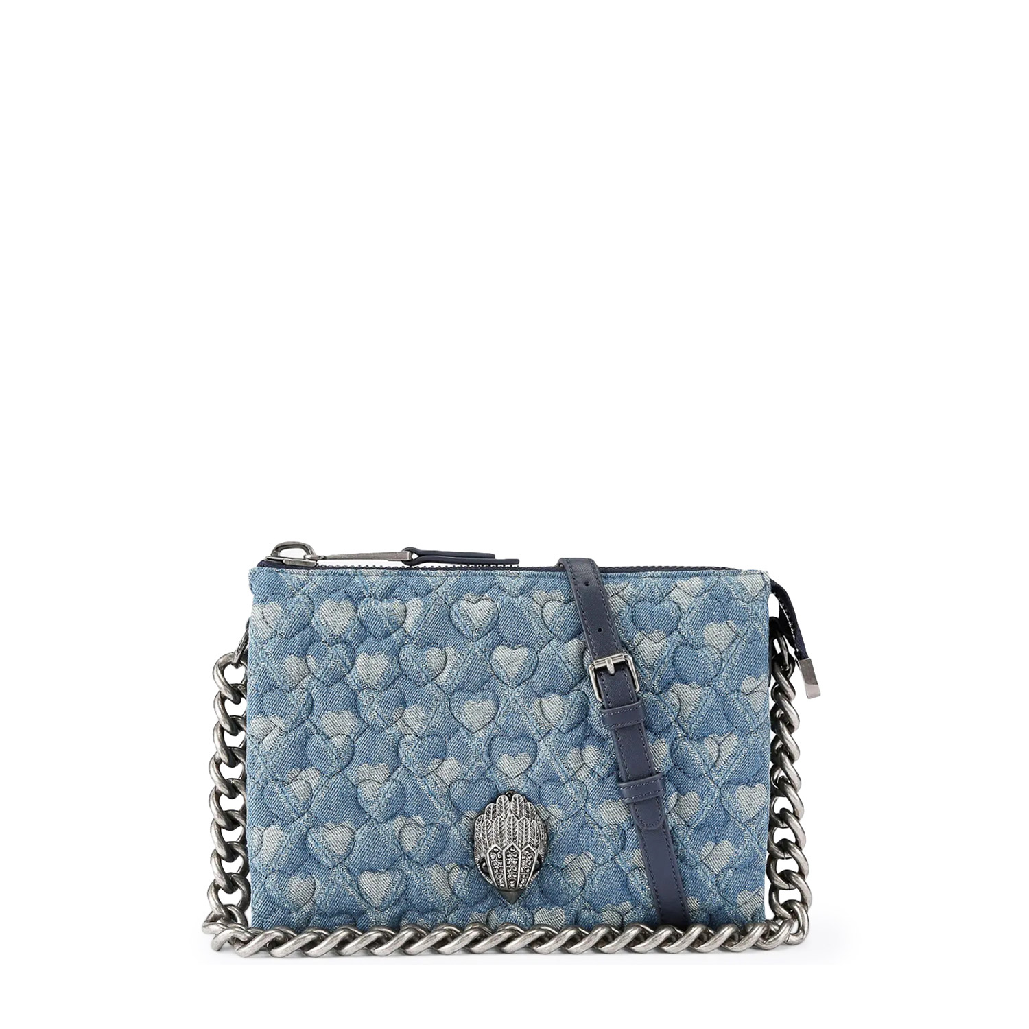 Shoulder Bags γυναικεία Kurt Geiger Denim 3571985669 Kensington Puff 3 Pouch 262