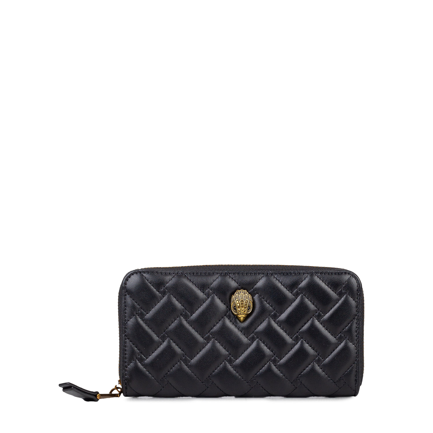 Πορτοφόλια γυναικεία Kurt Geiger Μαύρο 1803000109 K Zip Around Wallet Eagle 262