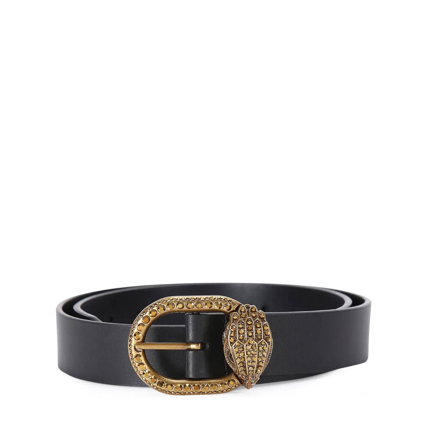 Ζώνες γυναικείες Kurt Geiger Μαύρο 5257800109 Mayfair 30 Belt 262