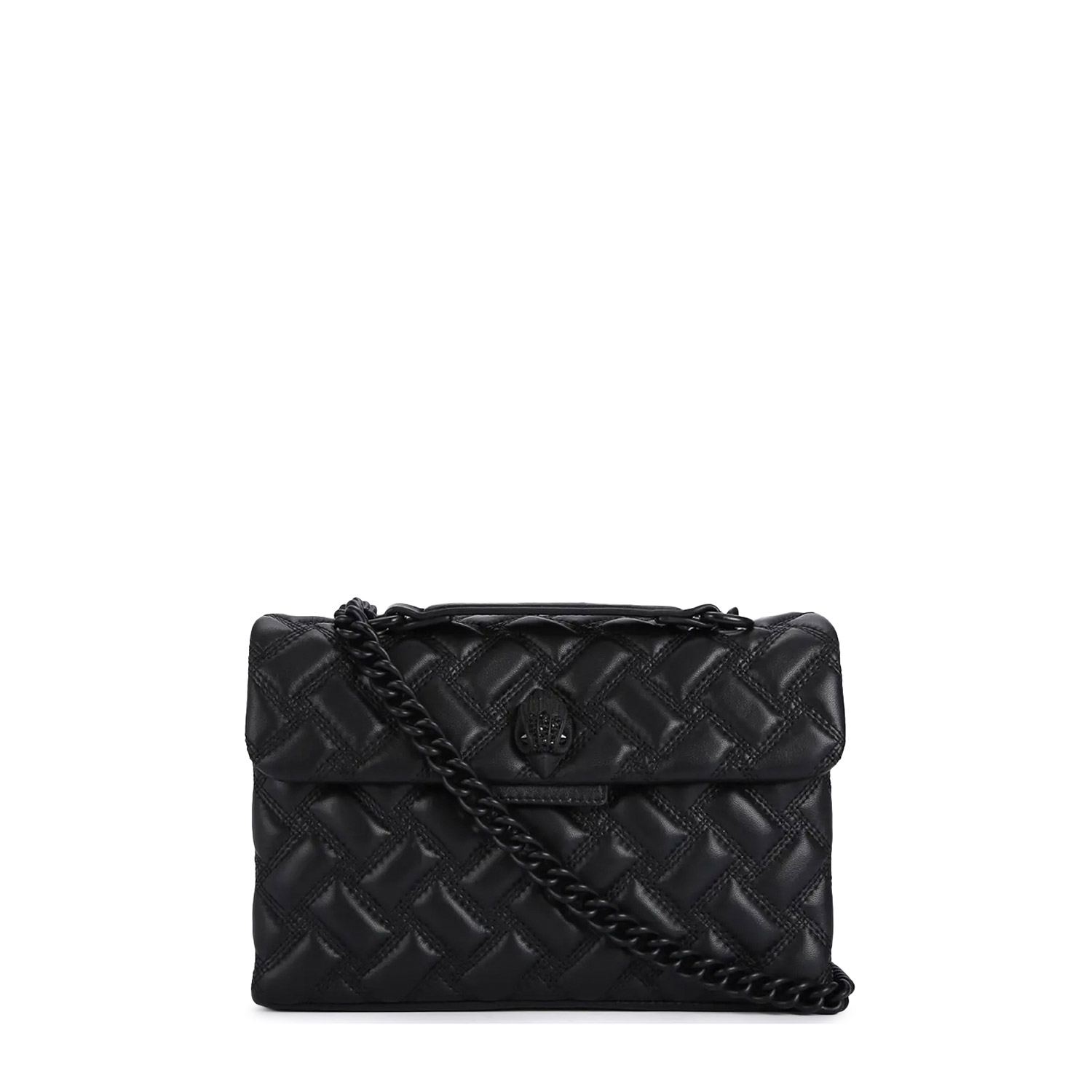Shoulder Bags γυναικεία Kurt Geiger Μαύρο 7387500109 Kensington Bag Drench 100