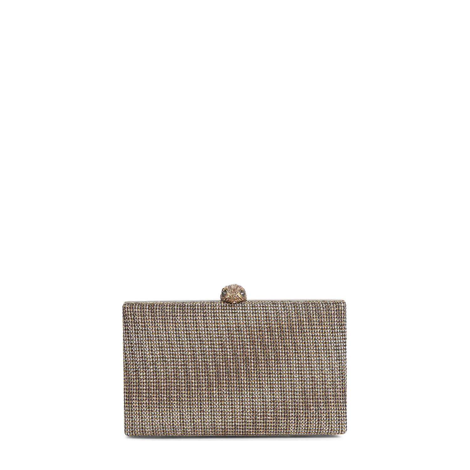 Clutch γυναικεία Kurt Geiger Μπεζ 9102940609 Crystal Kensington Clutch 100