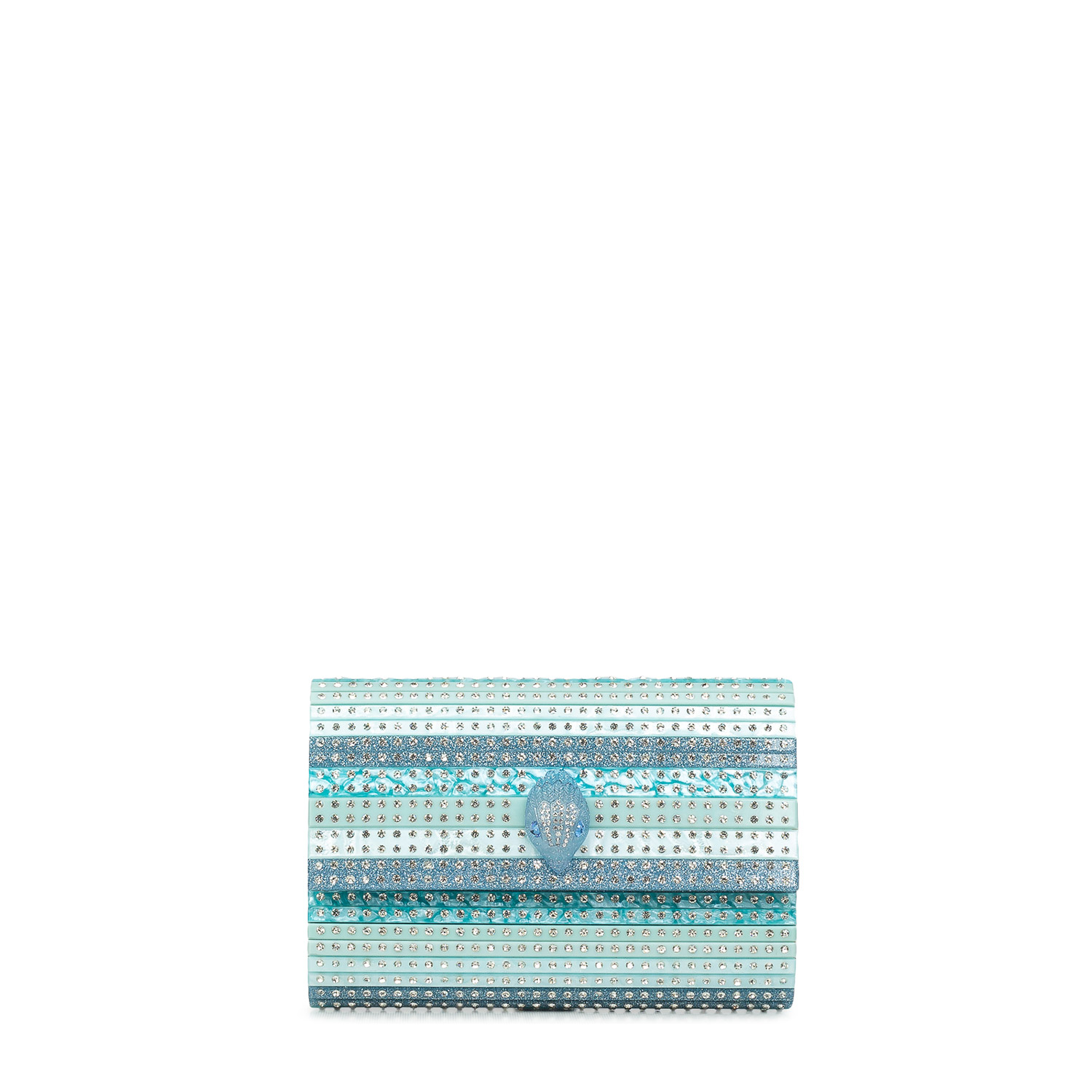 Clutch γυναικεία Kurt Geiger Γαλάζιο 8764083979 Party Eagle Clutch Drench 100