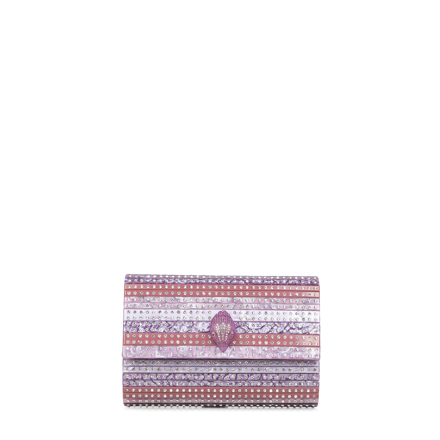 Clutch γυναικεία Kurt Geiger Μώβ 8764092979 Party Eagle Clutch Drench 100