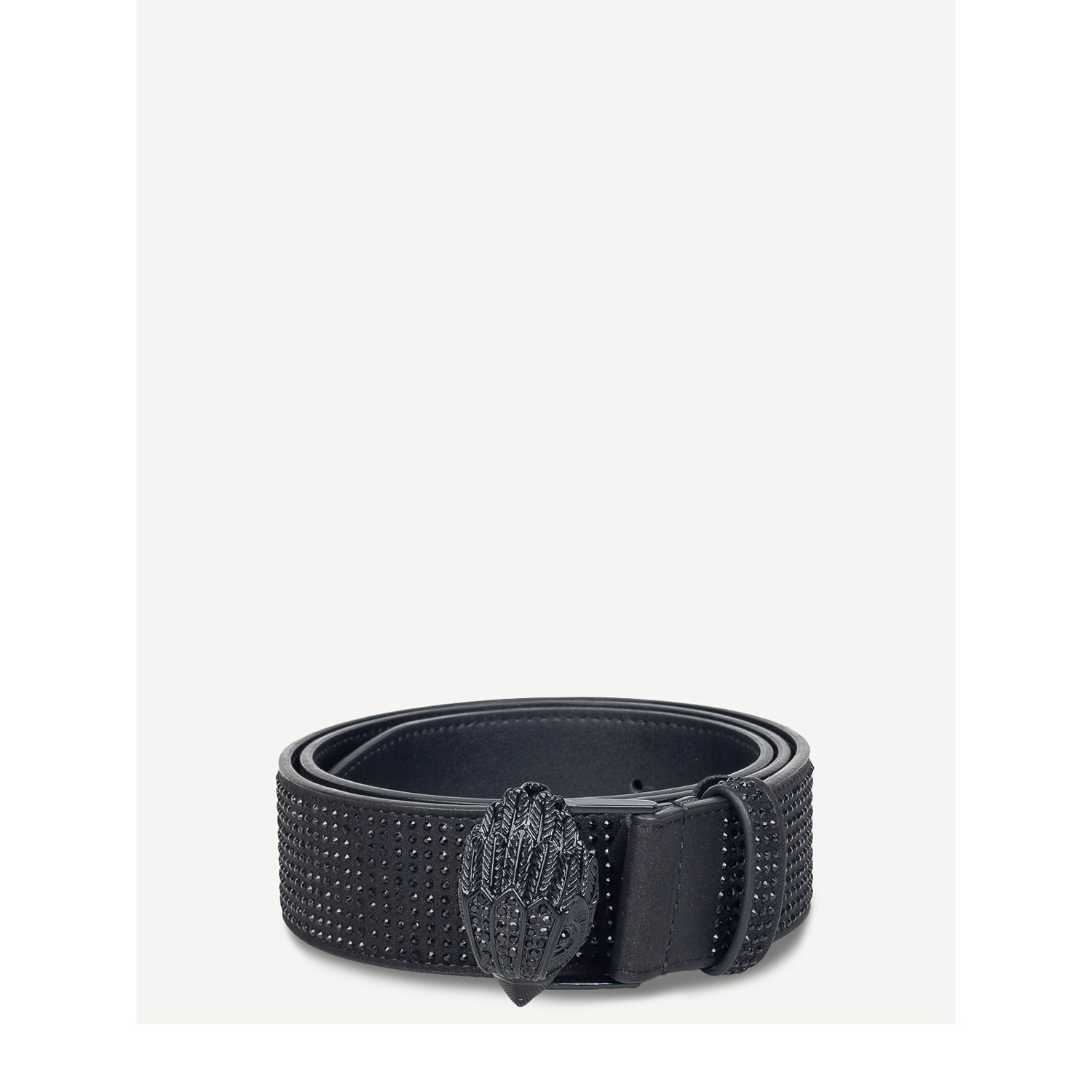 Ζώνες γυναικείες Kurt Geiger Μαύρο 5412200609 Kensington Gem 38 Belt 100