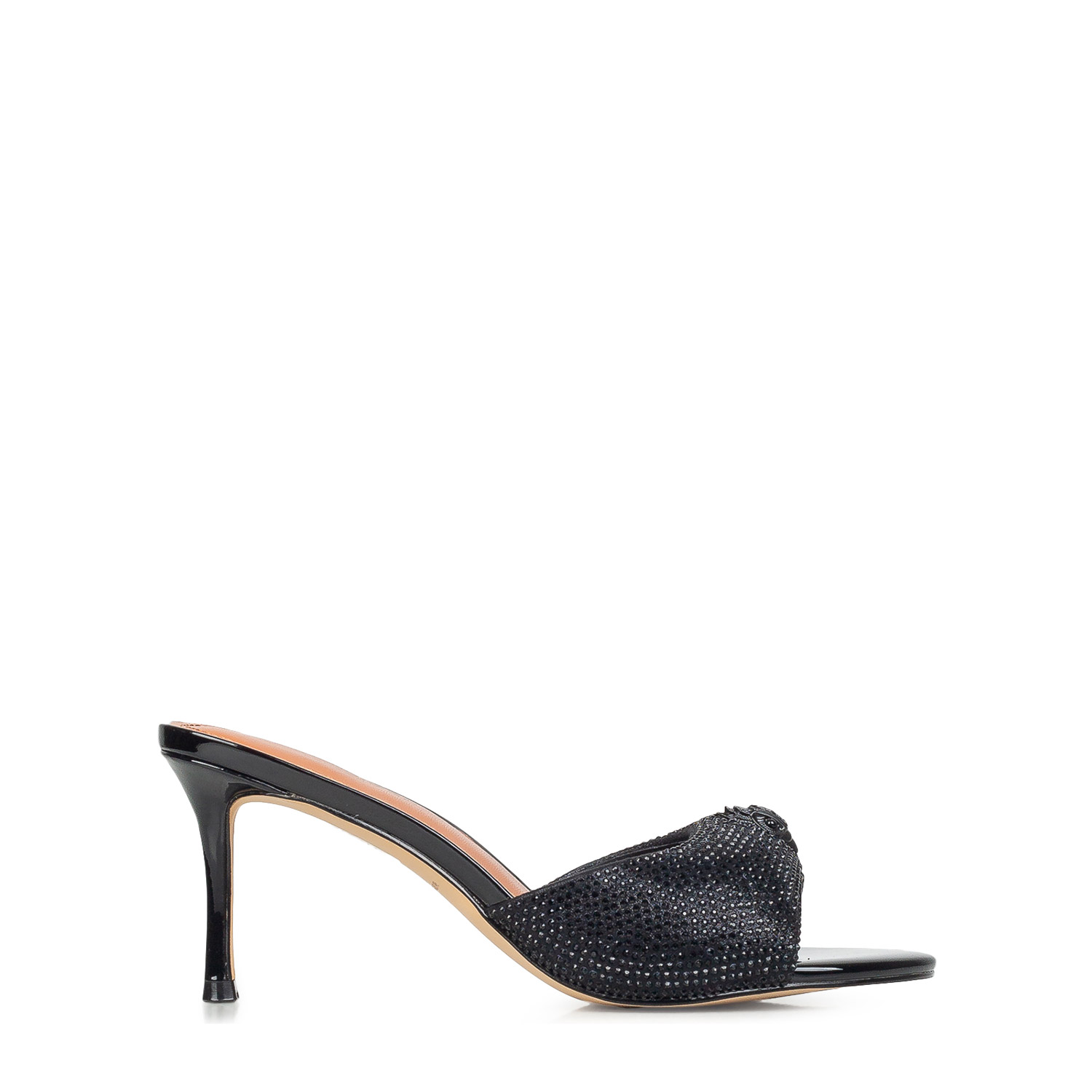 Πέδιλα-Σανδάλια γυναικεία Kurt Geiger Μαύρο 5857100609 Oxford Heel Mule DR 100