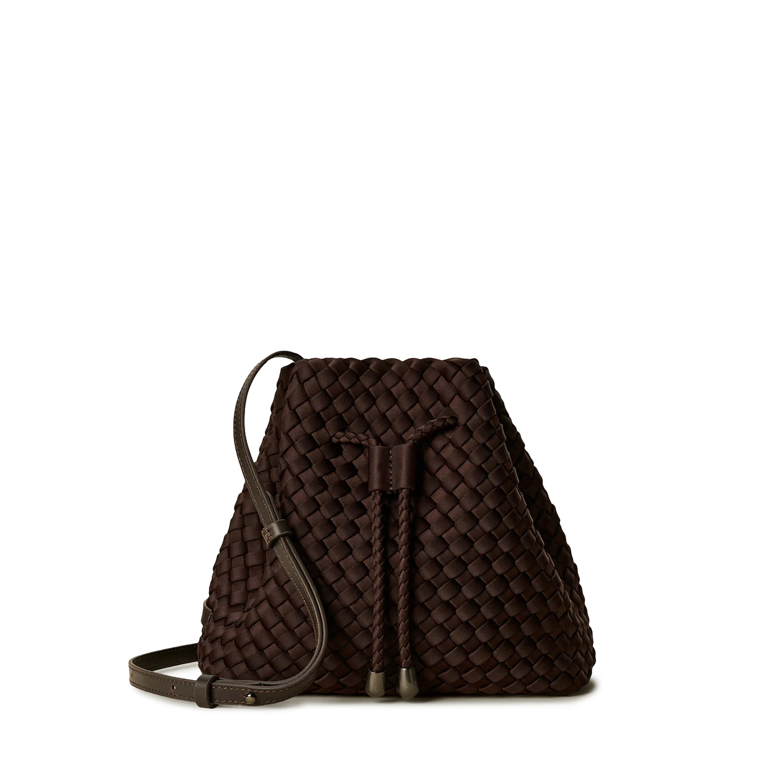 Shoulder Bags γυναικεία Naghedi Chocolate SN26173LDCHOC Gramercy Medium Bucket 100