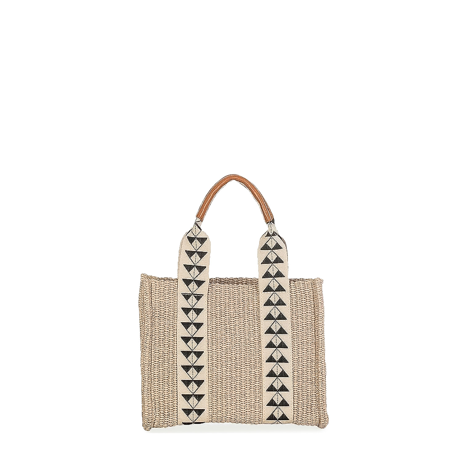 Shopping γυναικεία Park House Μπεζ Terra S Raffia Bag 262