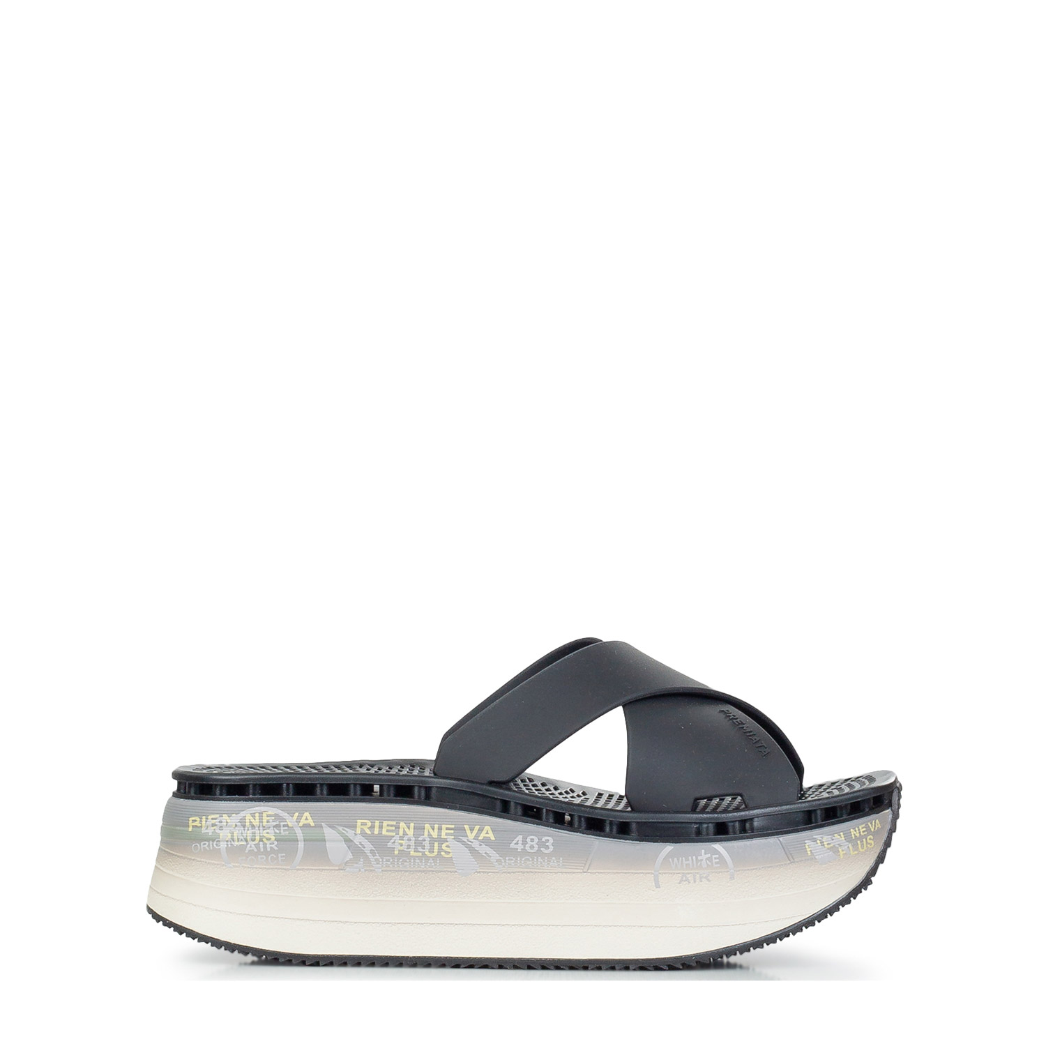 Πλατφόρμες-Flatforms γυναικεία Premiata Μαύρο 7457 Moura 252