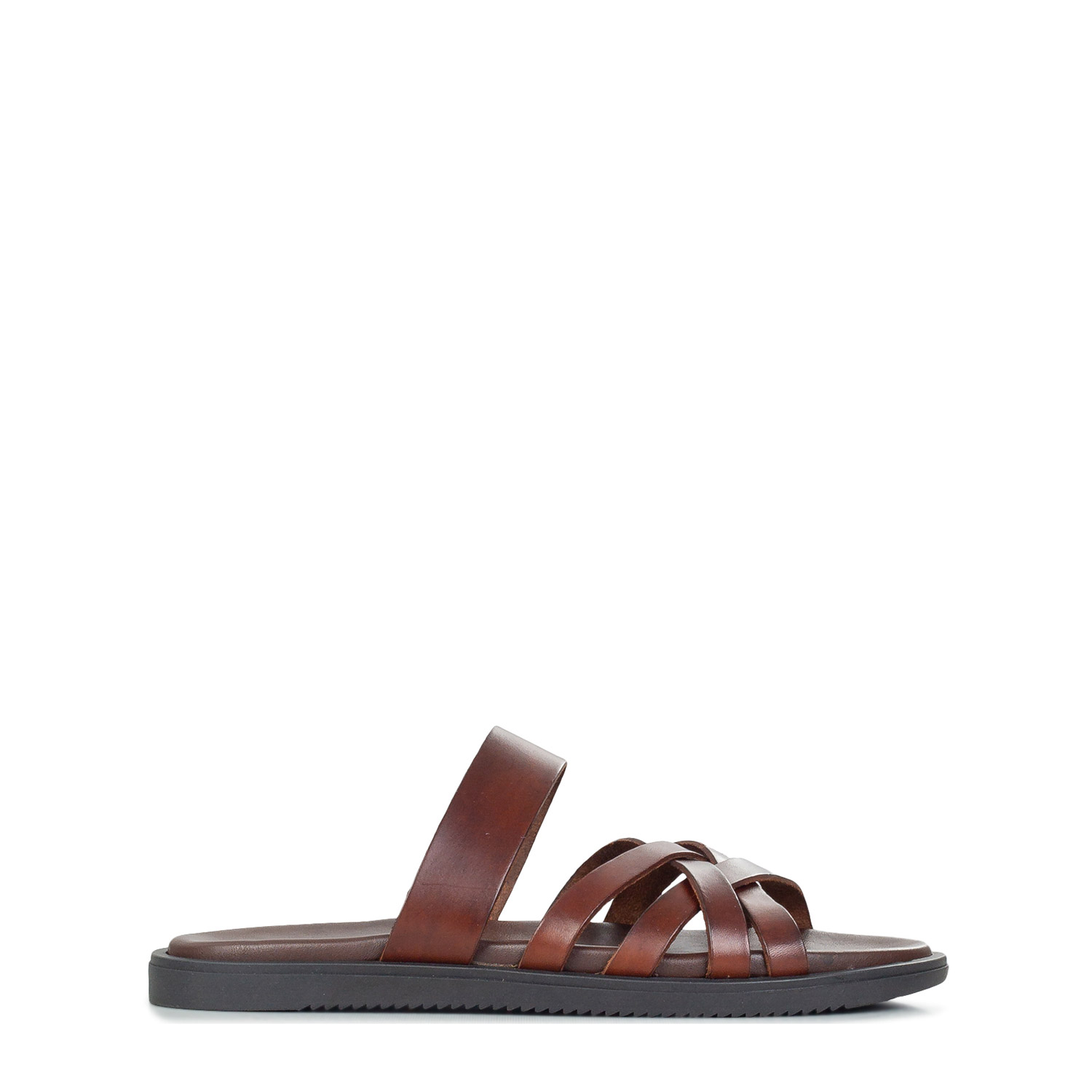 Πέδιλα-Σανδάλια ανδρικά The Sandals Factory Καφέ M7945 252