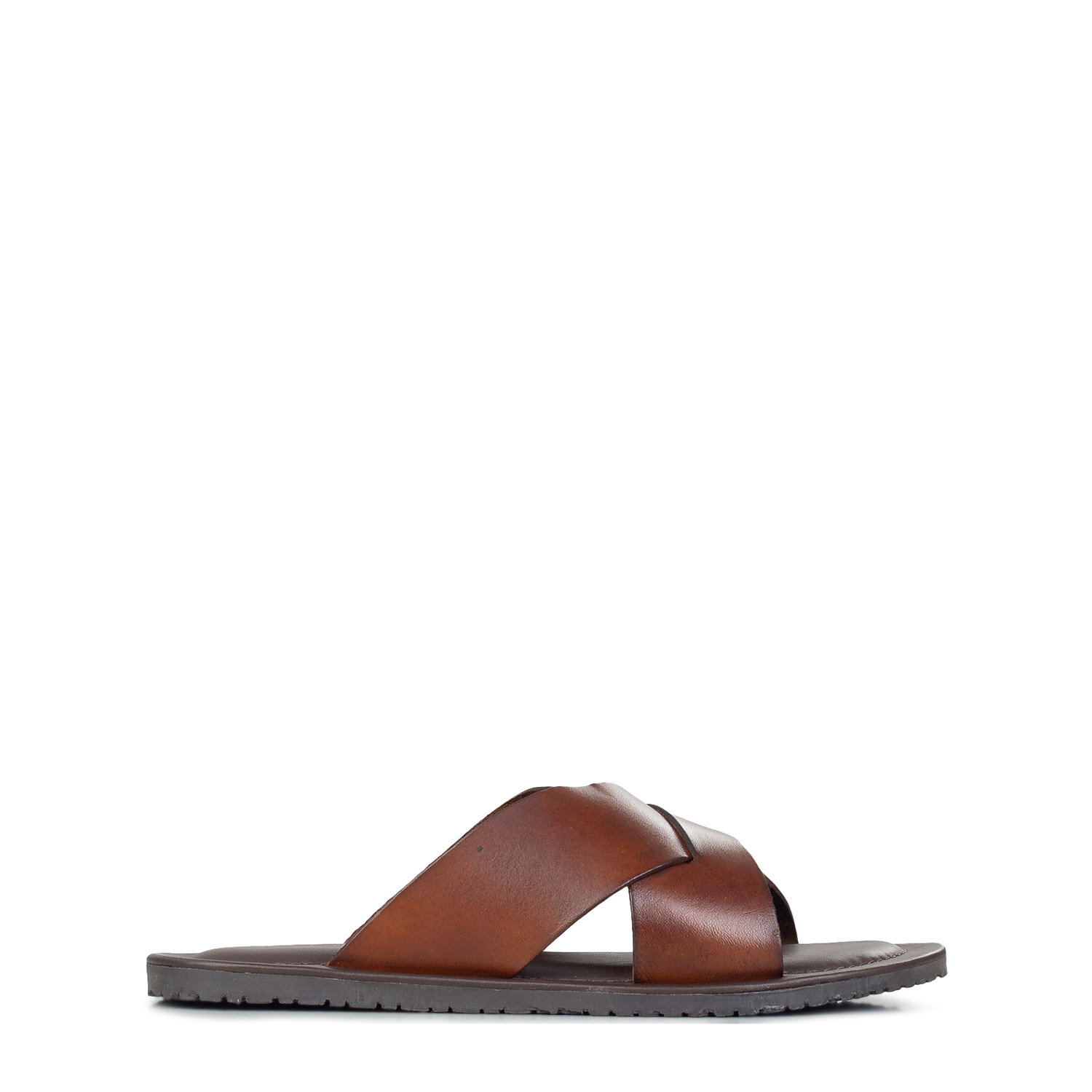 Πέδιλα-Σανδάλια ανδρικά The Sandals Factory Καφέ M7280 252