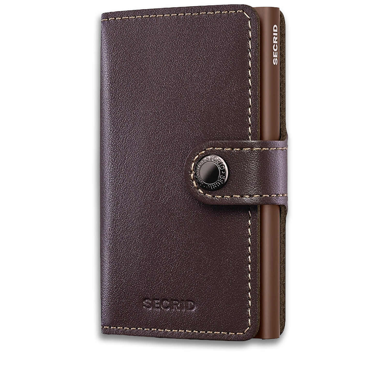 Πορτοφόλια ανδρικά Secrid Καφέ 8721077500393 Miniwallet Original 100