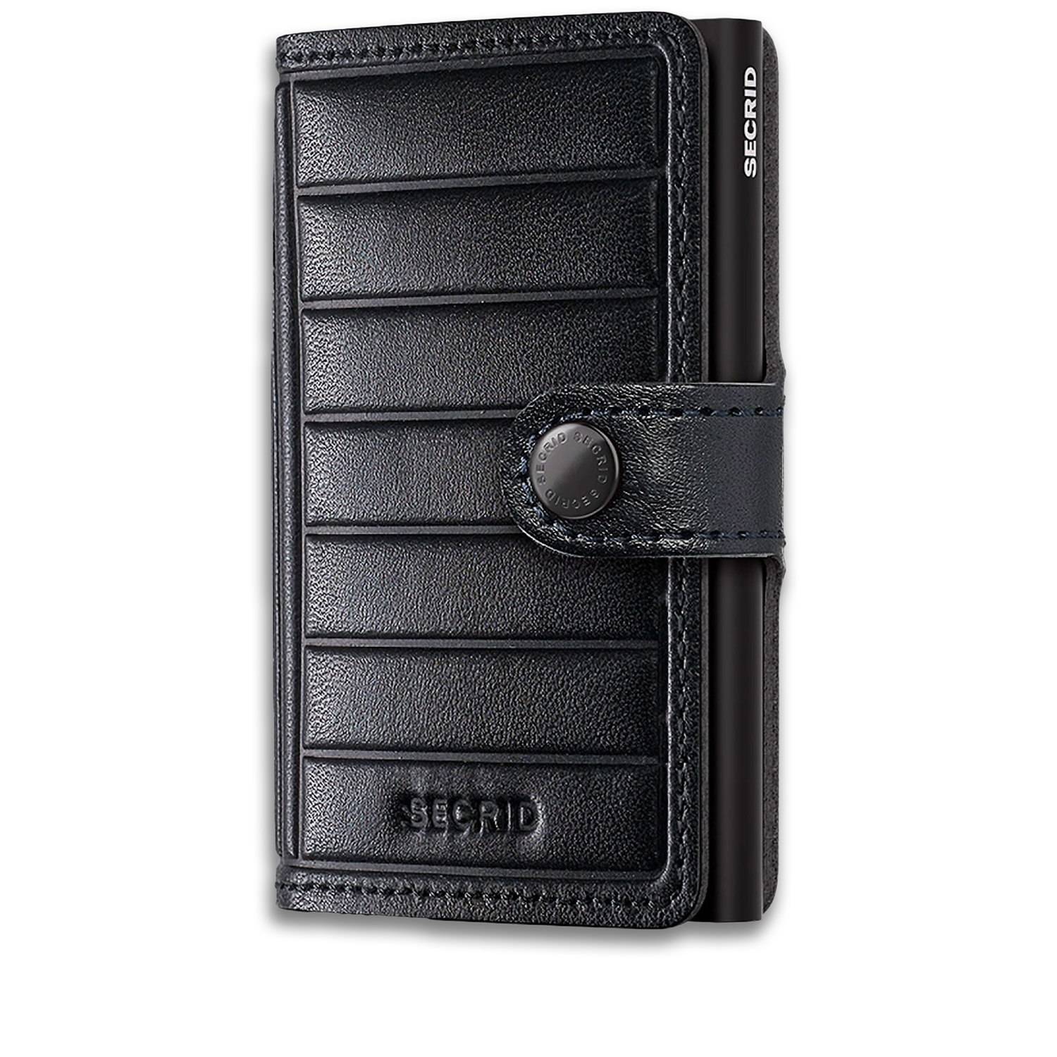 Πορτοφόλια ανδρικά Secrid Μαύρο 8721077500133 Premium Miniwallet+ Emboss Lines 100