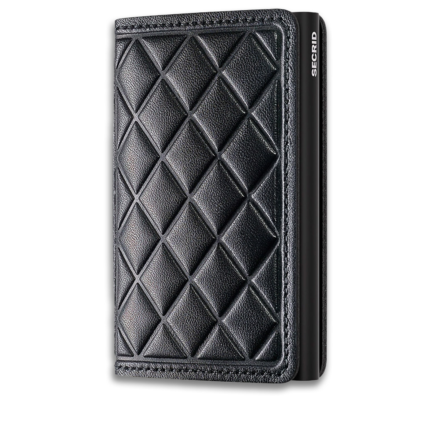 Πορτοφόλια ανδρικά Secrid Μαύρο 8721077500201 Premium Slimwallet+ Emboss Diamond 100